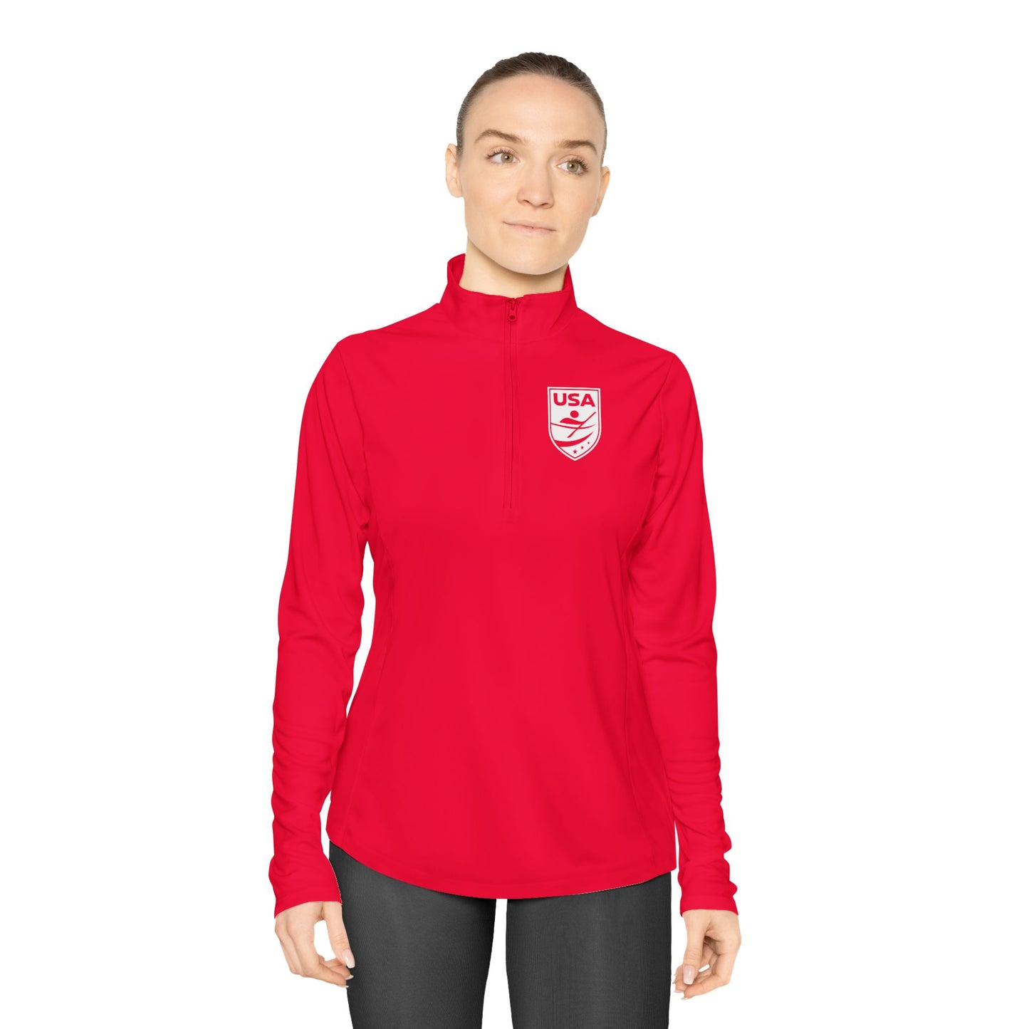 USA Canoe / Kayak Ladies Quarter-Zip Pullover