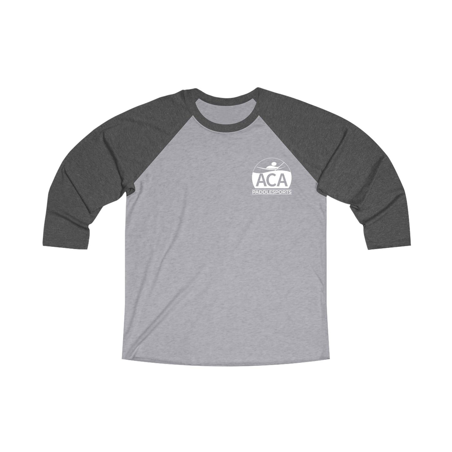ACA Unisex Tri-Blend 3\4 Tee - Kayak