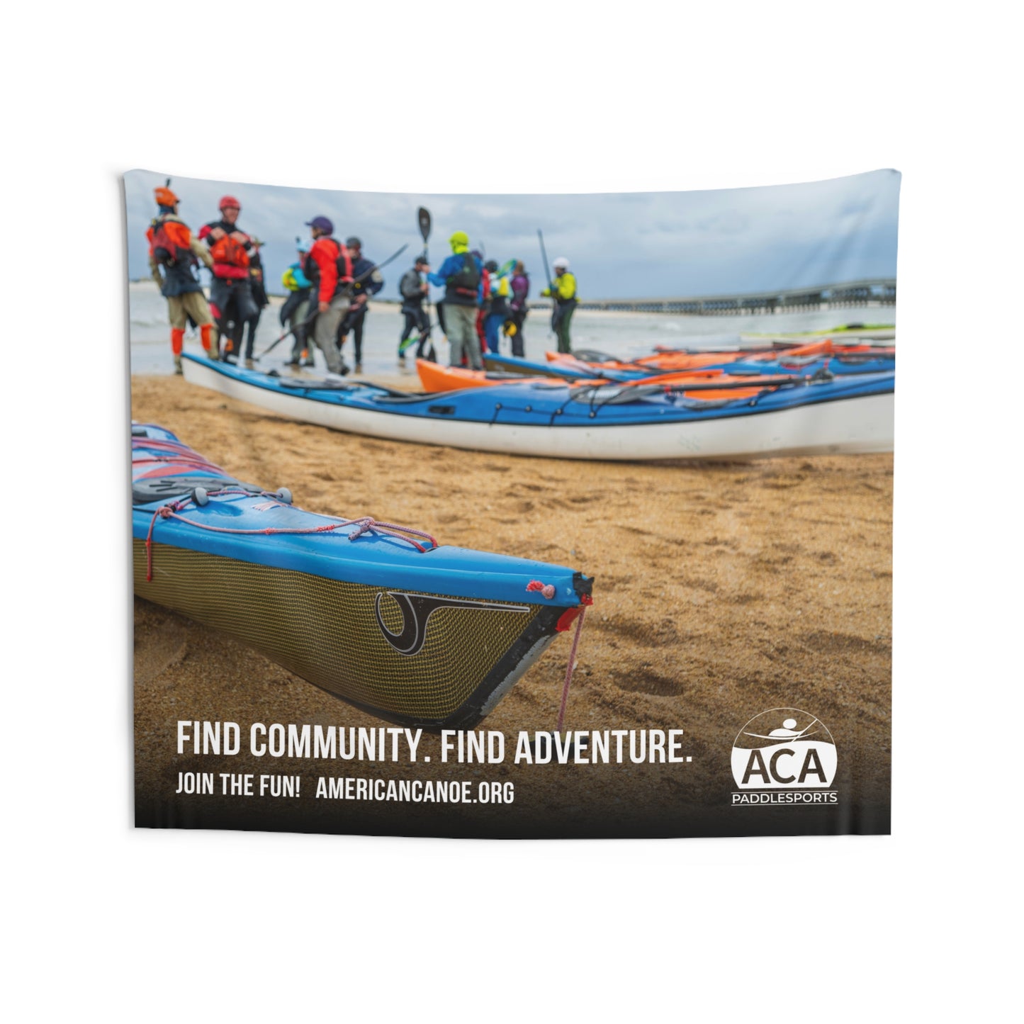 ACA Indoor Wall Tapestry - Coastal Kayak 2