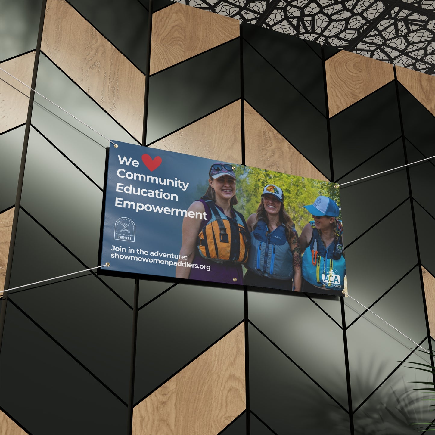 Show Me Women Paddlers - Matte Banner 2