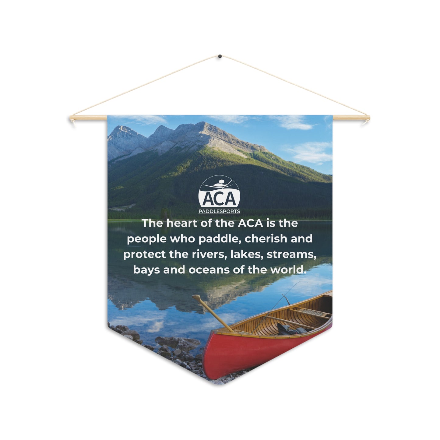 ACA Logo Pennant - Canoe