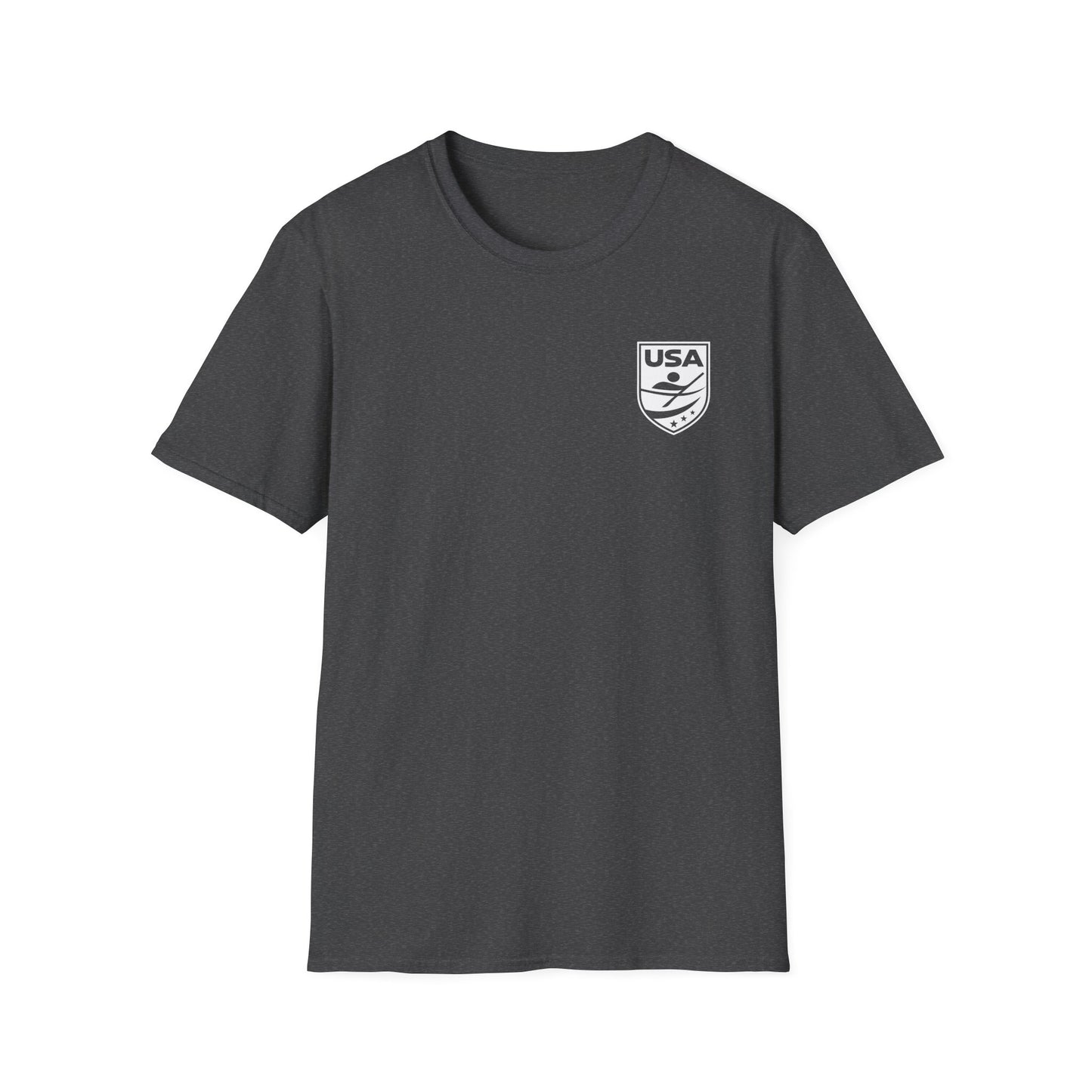 USA Canoe / Kayak Unisex Softstyle T-Shirt - White Logo
