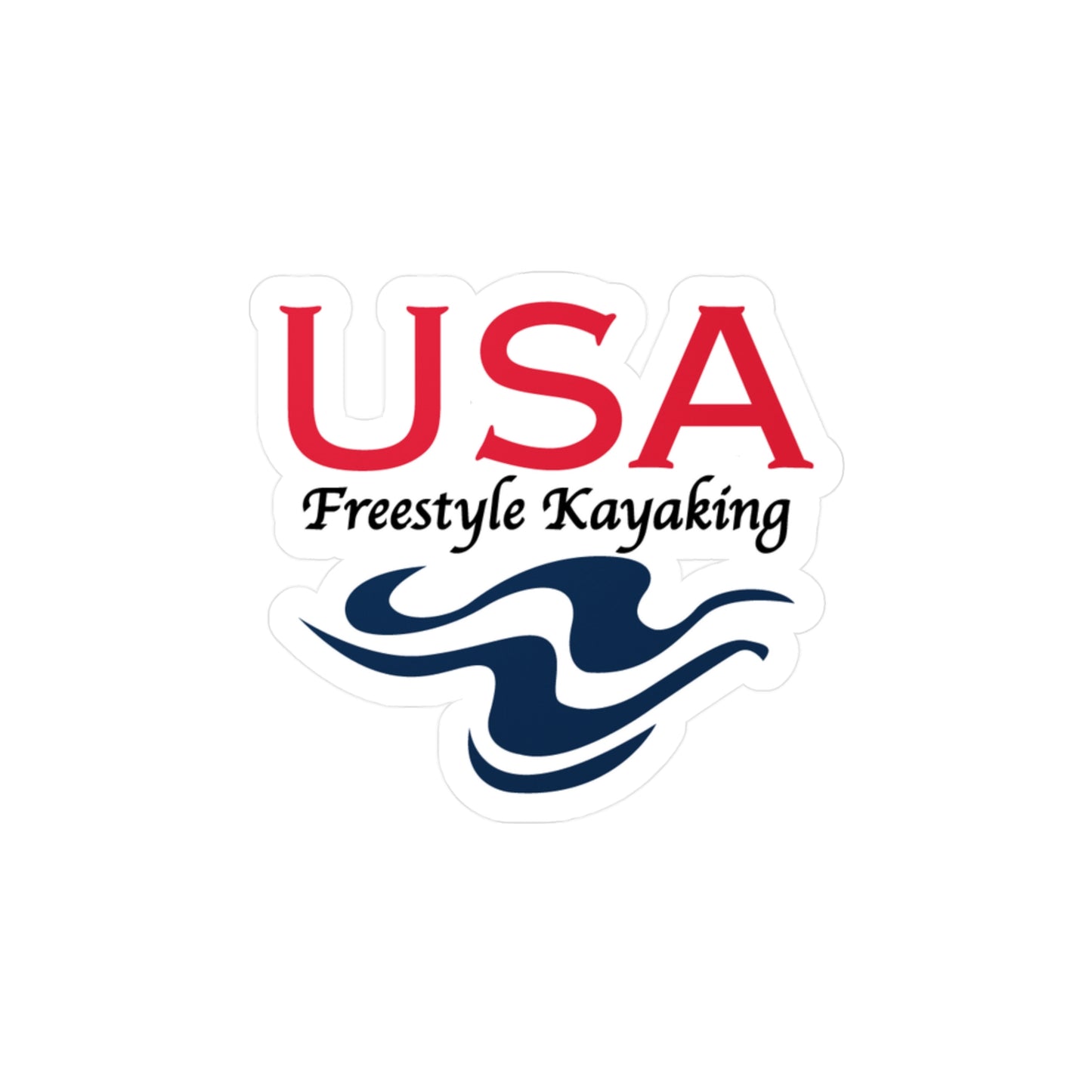 USA Freestyle Logo Vinyl Decal