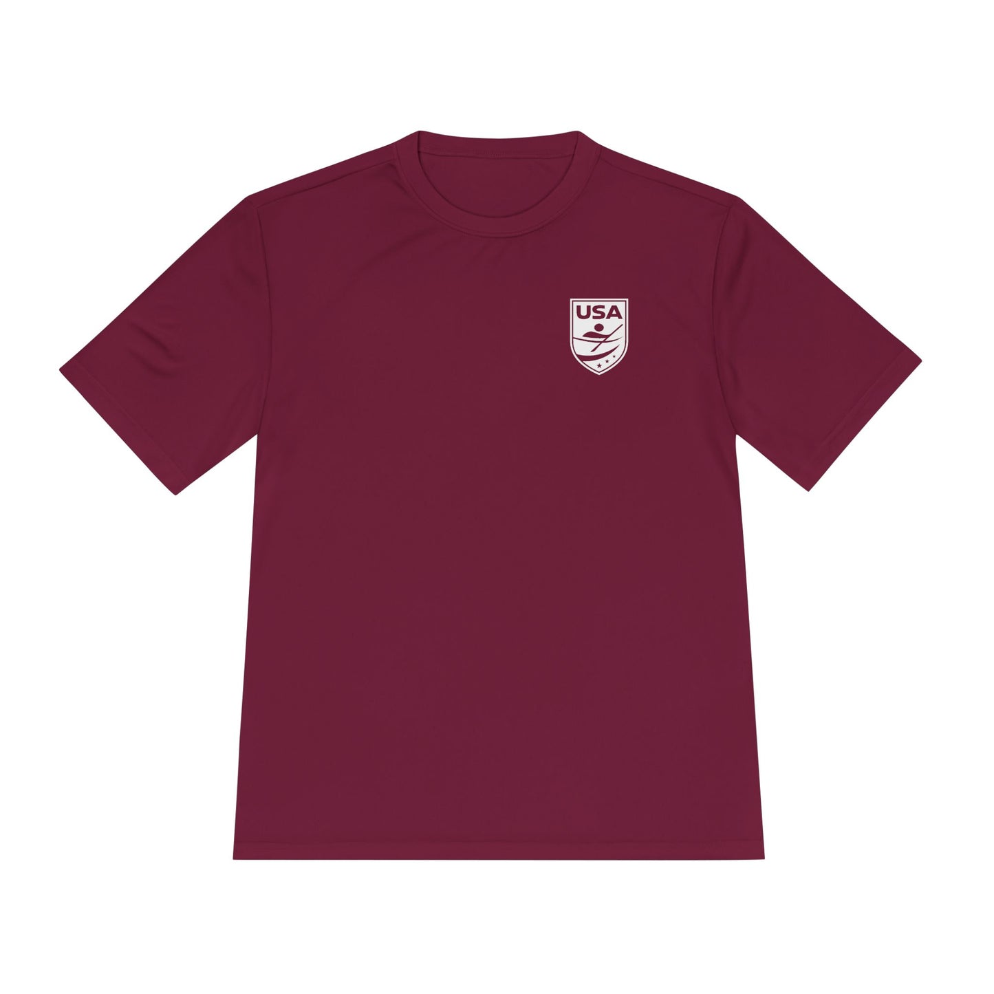 USA Canoe / Kayak Unisex Moisture Wicking Tee (Polyester)