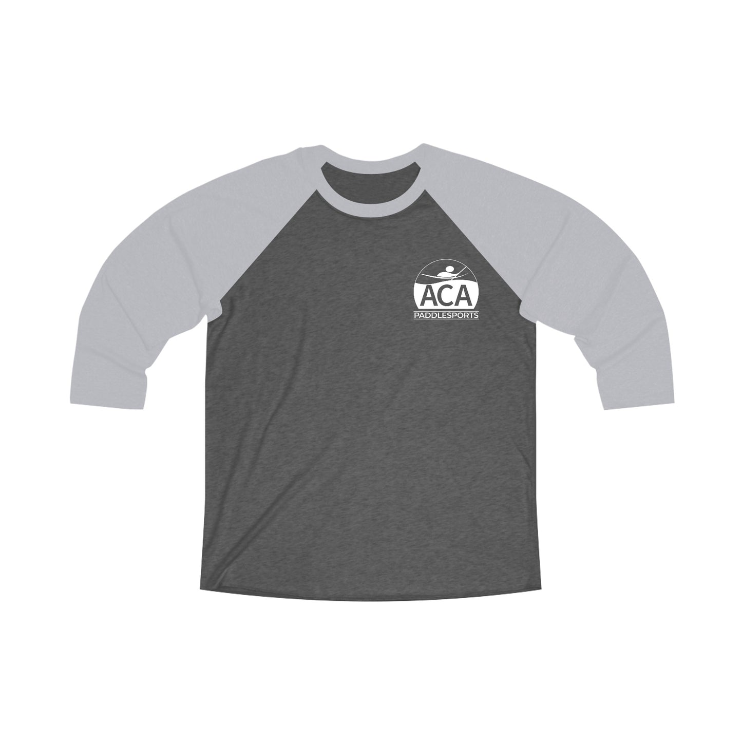 ACA Unisex Tri-Blend 3\4 Tee - Kayak