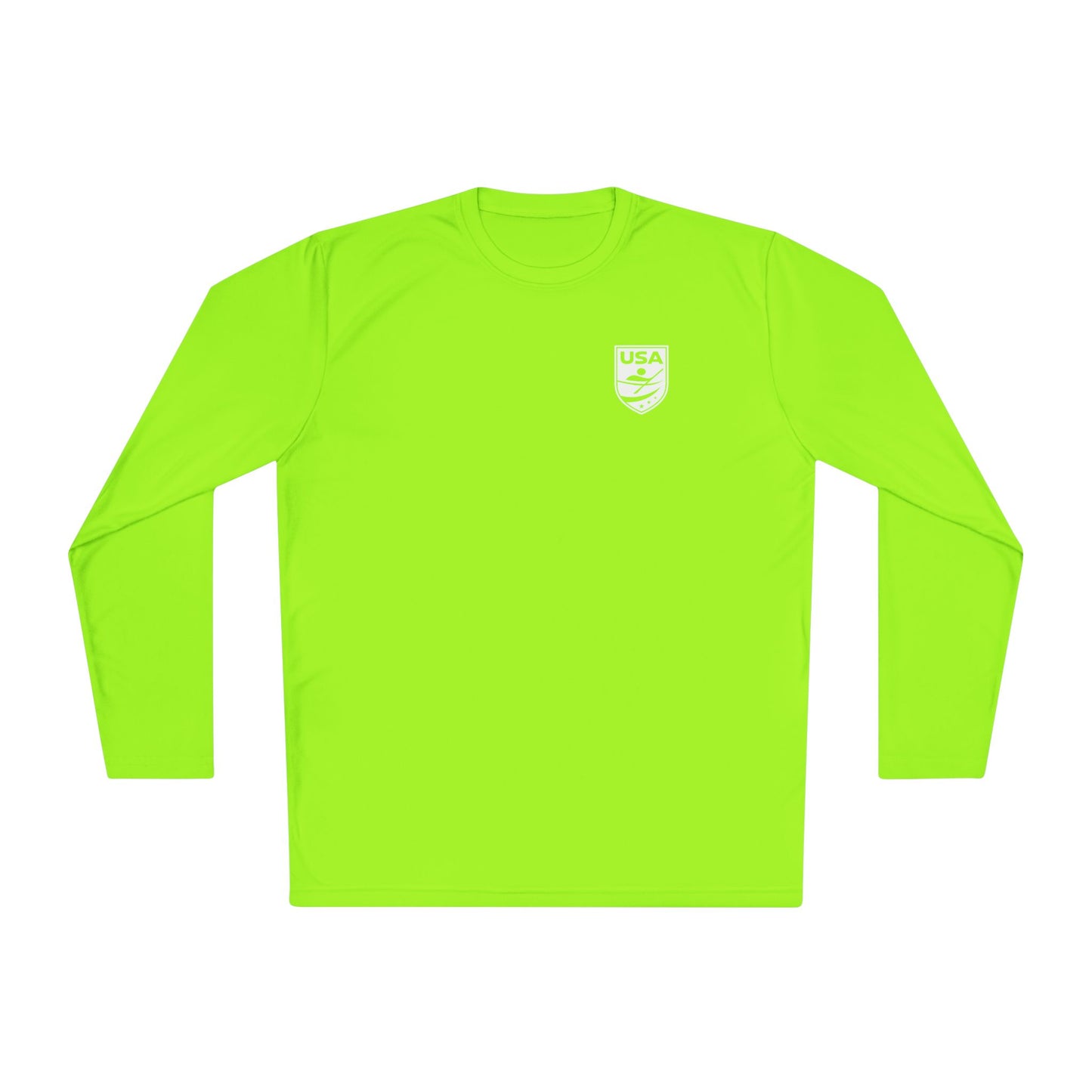 USA Canoe / Kayak Unisex Lightweight Long Sleeve Tee (Polyester)