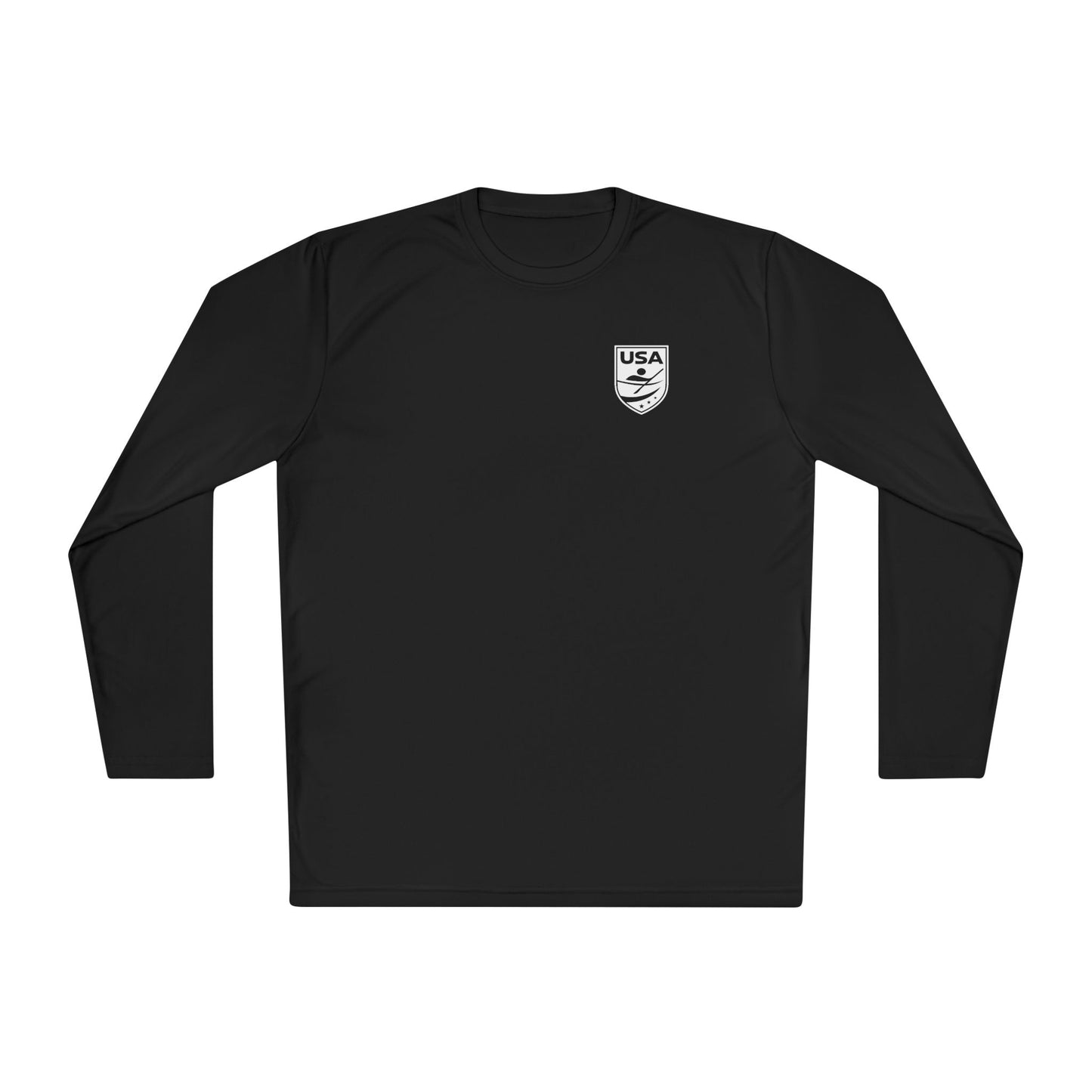 USA Canoe / Kayak Unisex Lightweight Long Sleeve Tee (Polyester)