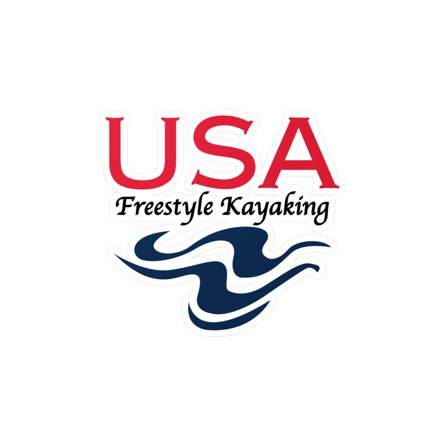 USA Freestyle Logo Vinyl Decal