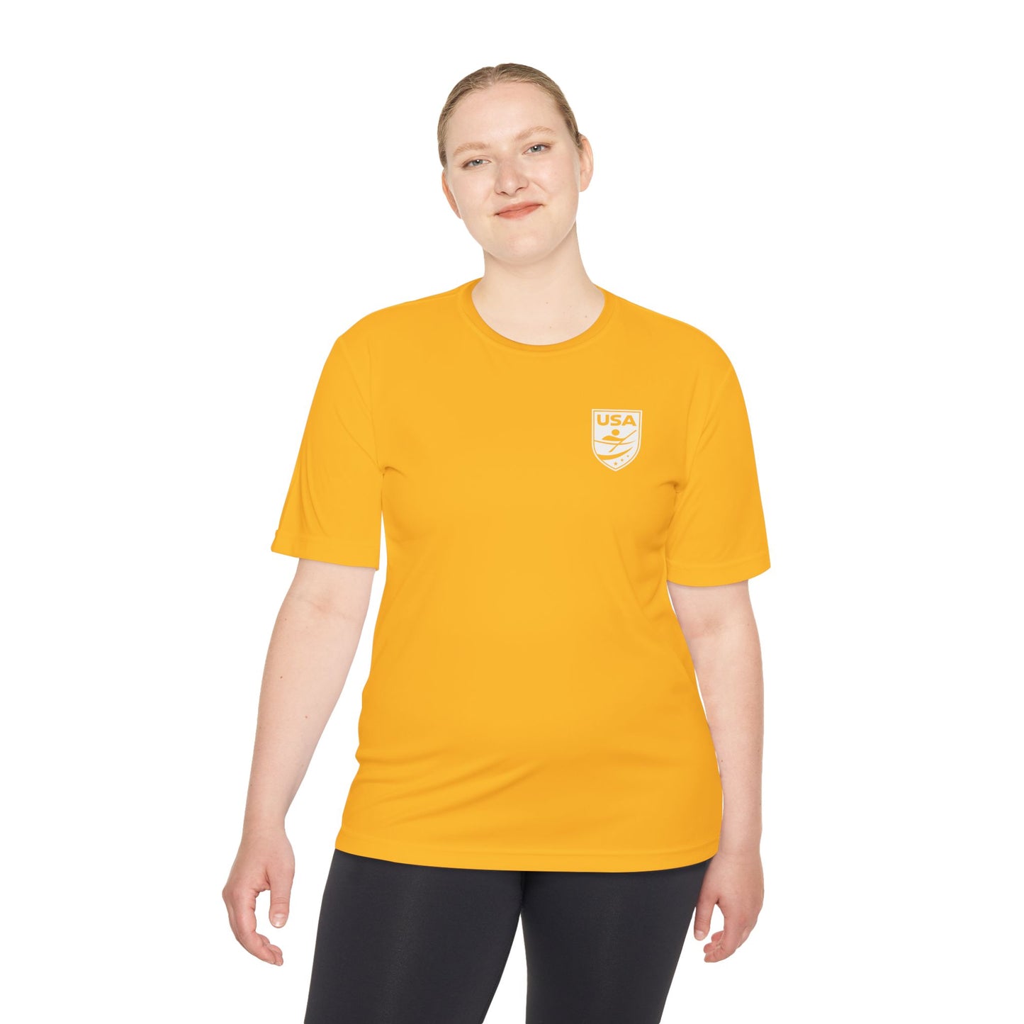 USA Canoe / Kayak Unisex Moisture Wicking Tee (Polyester)