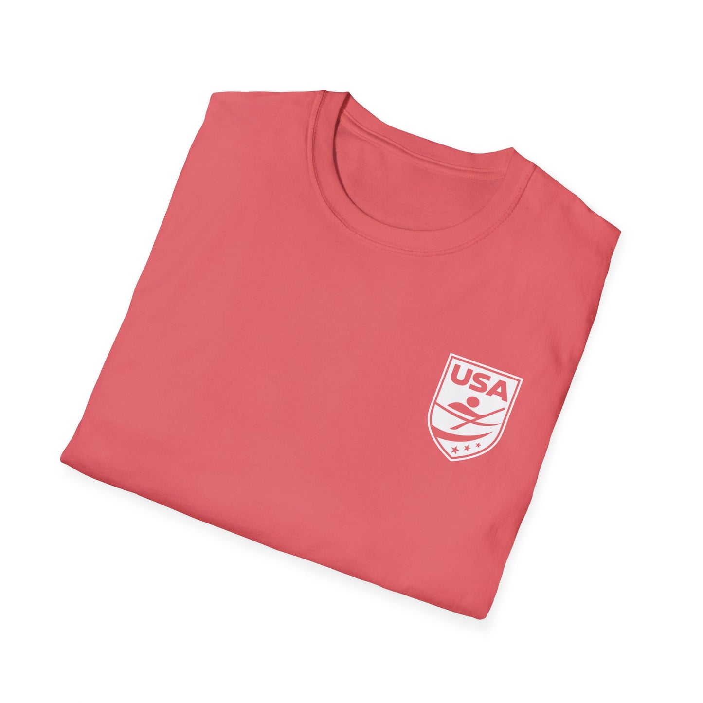 USA Canoe / Kayak Unisex Softstyle T-Shirt - White Logo