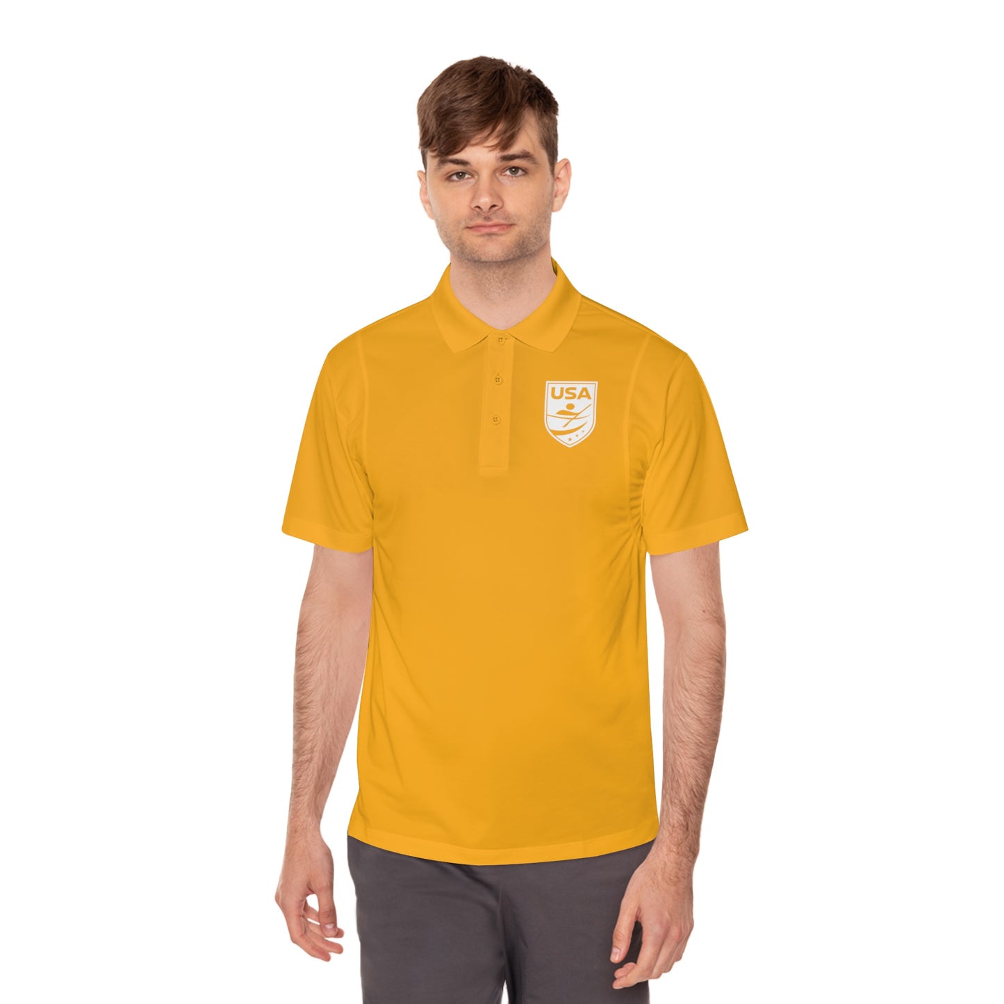 USA Canoe / Kayak Men's Sport Polo Shirt
