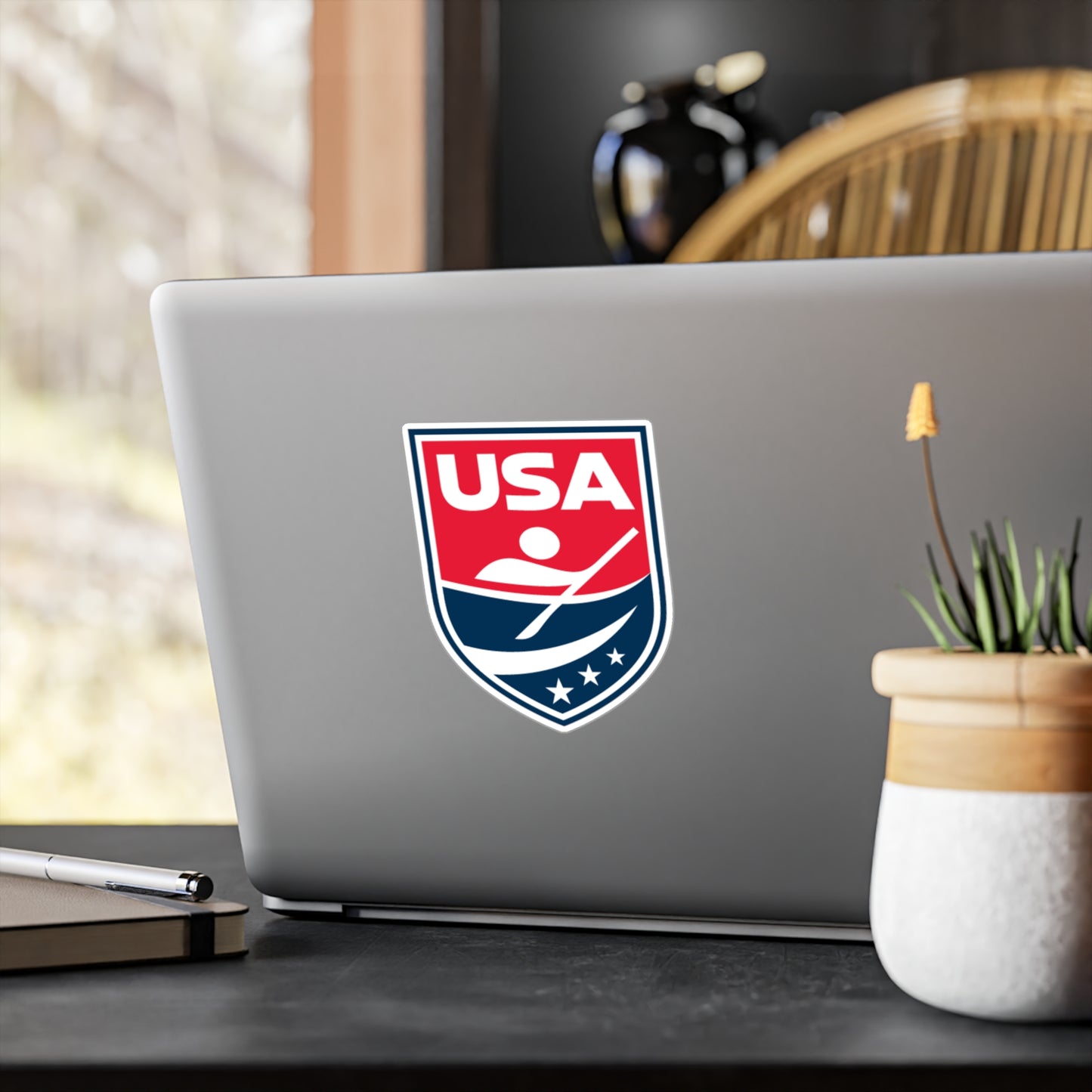 USA Canoe / Kayak Logo Vinyl Decal