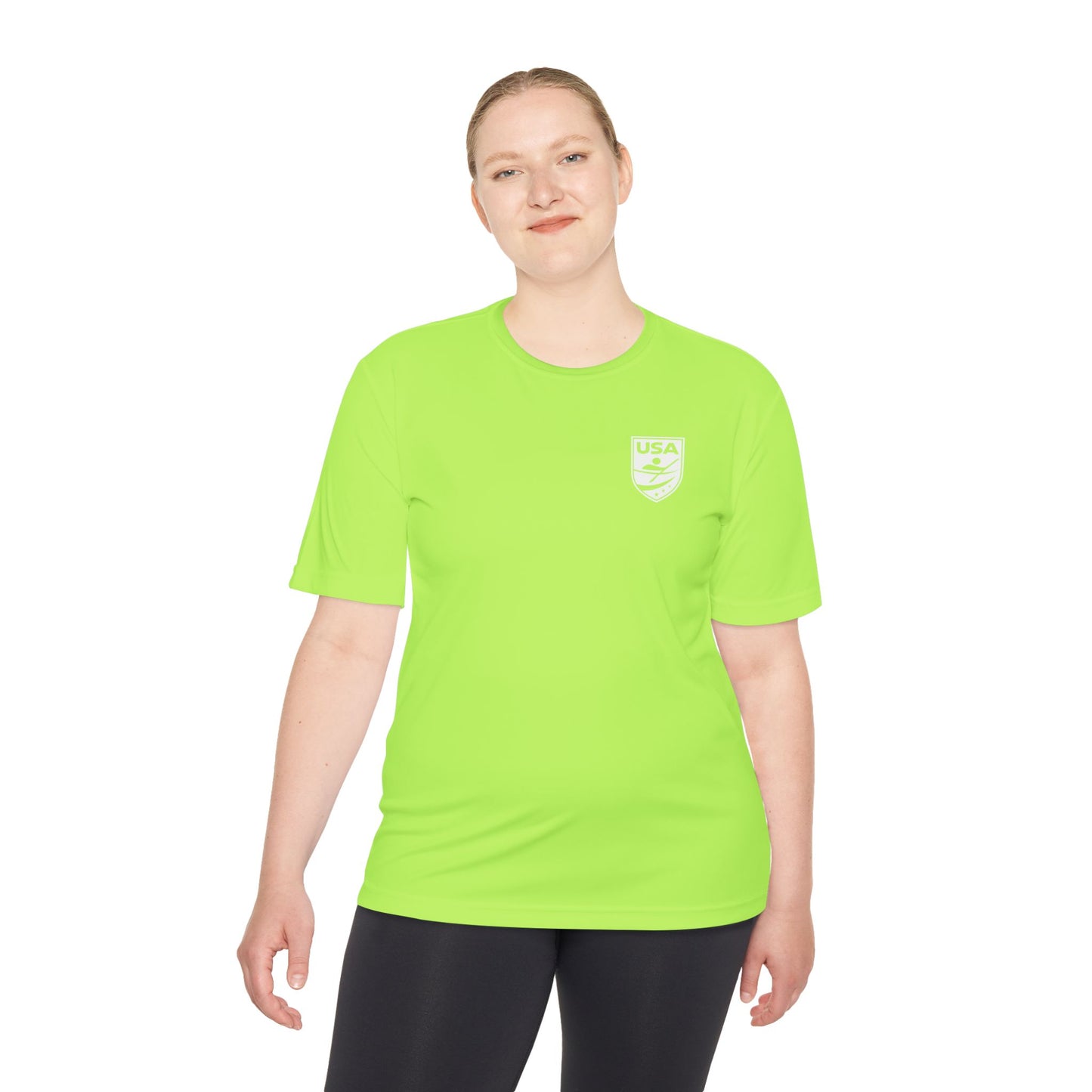 USA Canoe / Kayak Unisex Moisture Wicking Tee (Polyester)