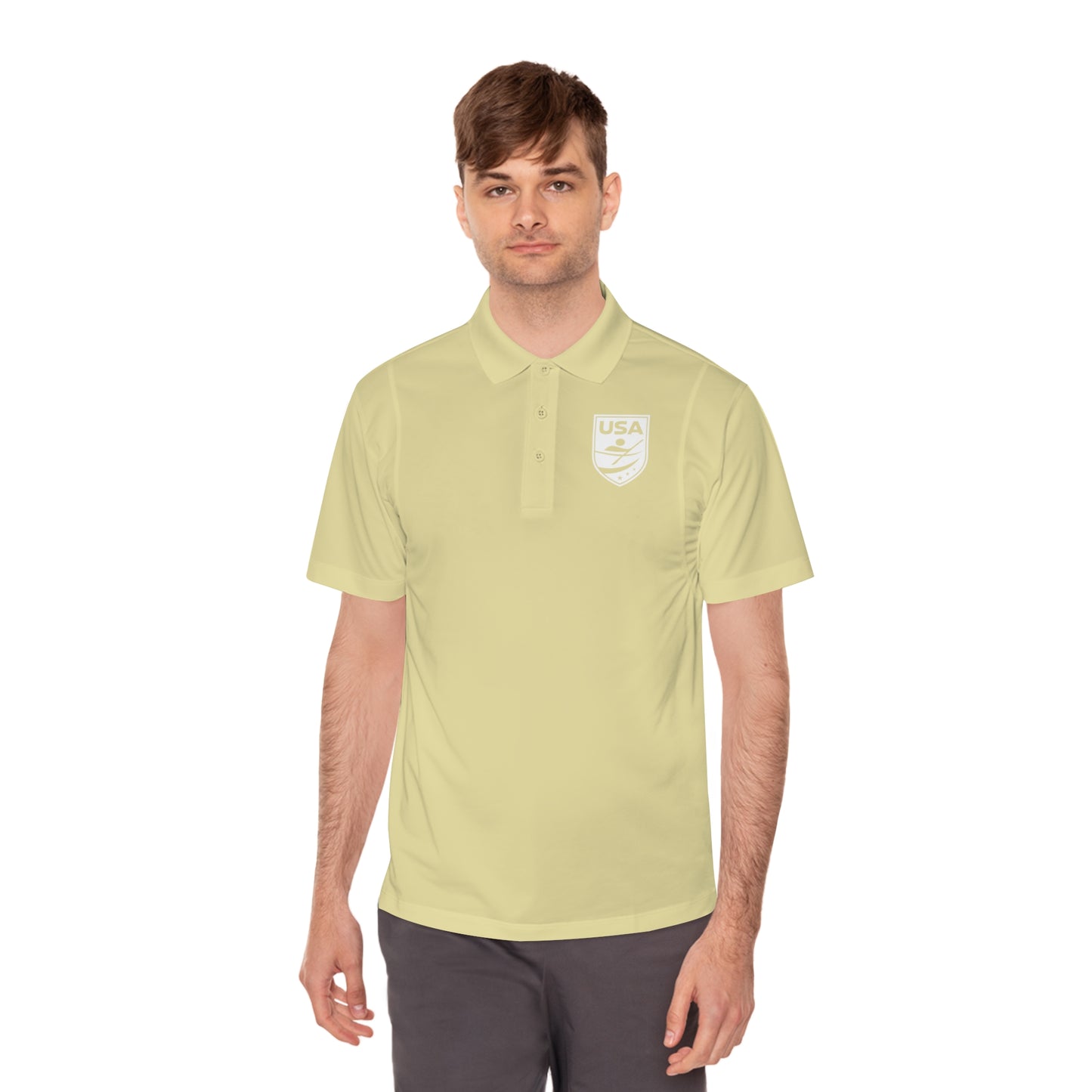 USA Canoe / Kayak Men's Sport Polo Shirt