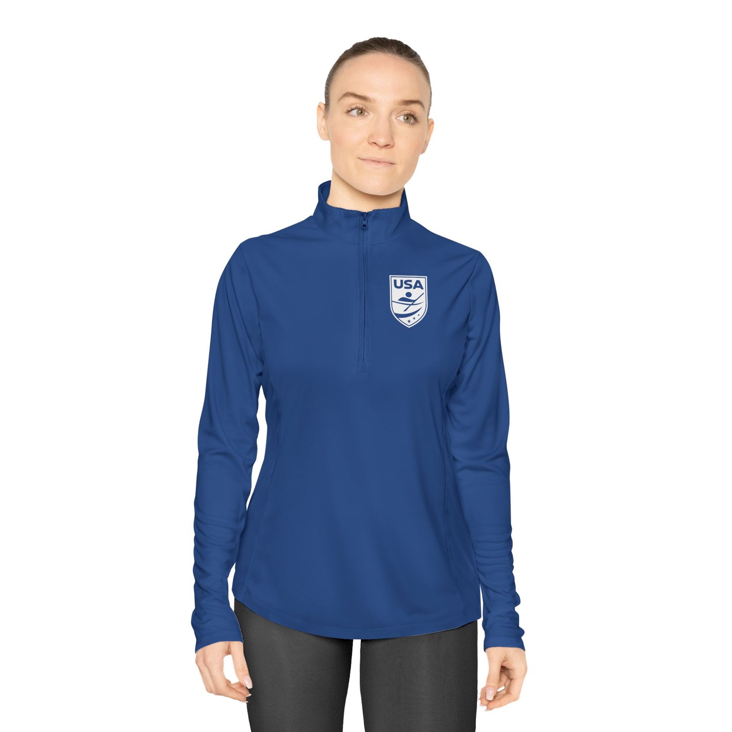 USA Canoe / Kayak Ladies Quarter-Zip Pullover