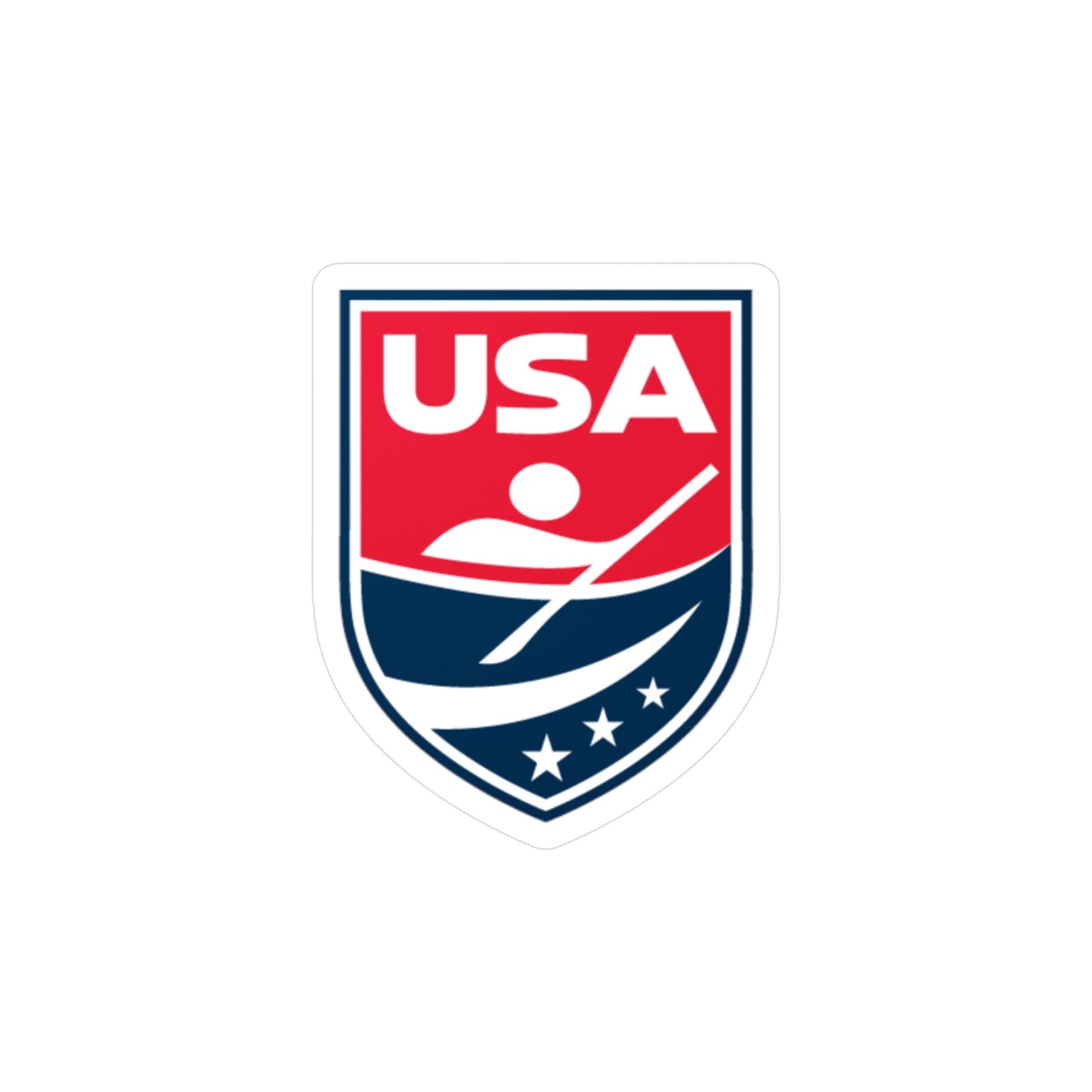 USA Canoe / Kayak Logo Vinyl Decal