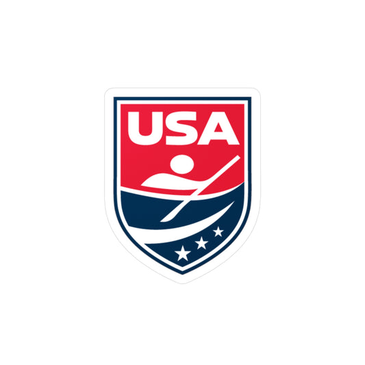 USA Canoe / Kayak Logo Vinyl Decal