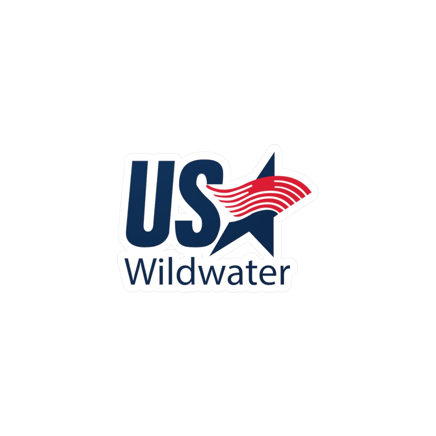 USA Wildwater Logo Vinyl Decal