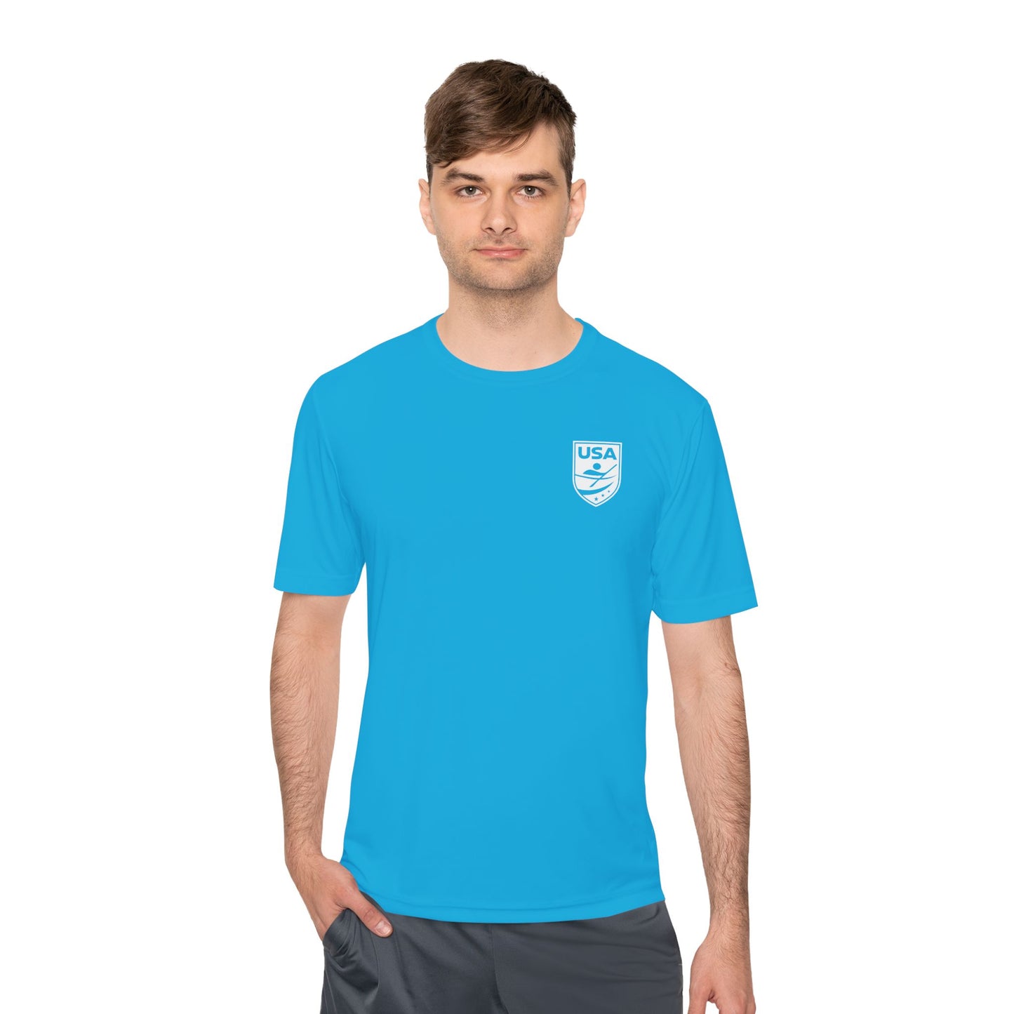 USA Canoe / Kayak Unisex Moisture Wicking Tee (Polyester)