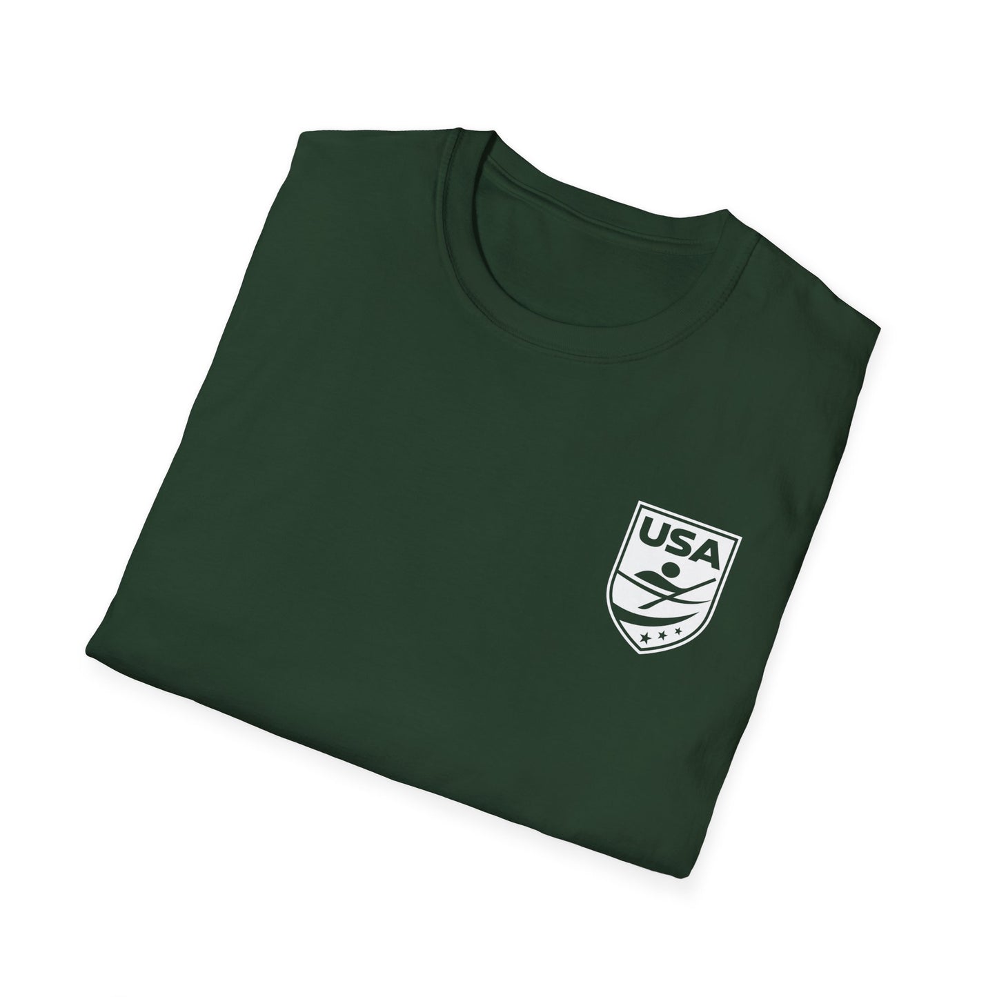 USA Canoe / Kayak Unisex Softstyle T-Shirt - White Logo