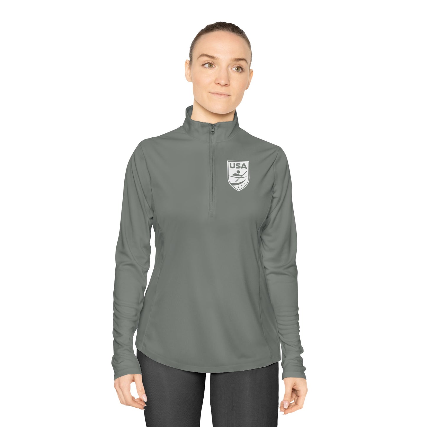 USA Canoe / Kayak Ladies Quarter-Zip Pullover