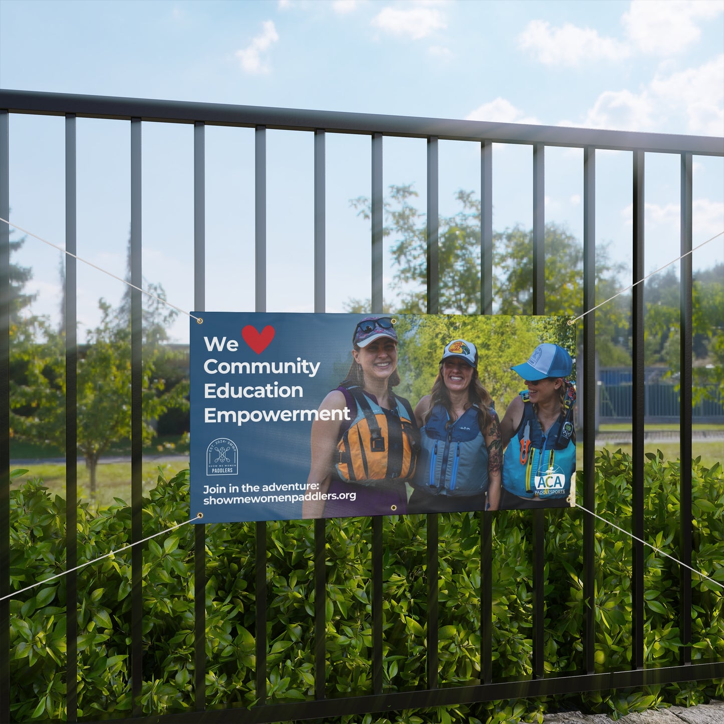 Show Me Women Paddlers - Matte Banner 2