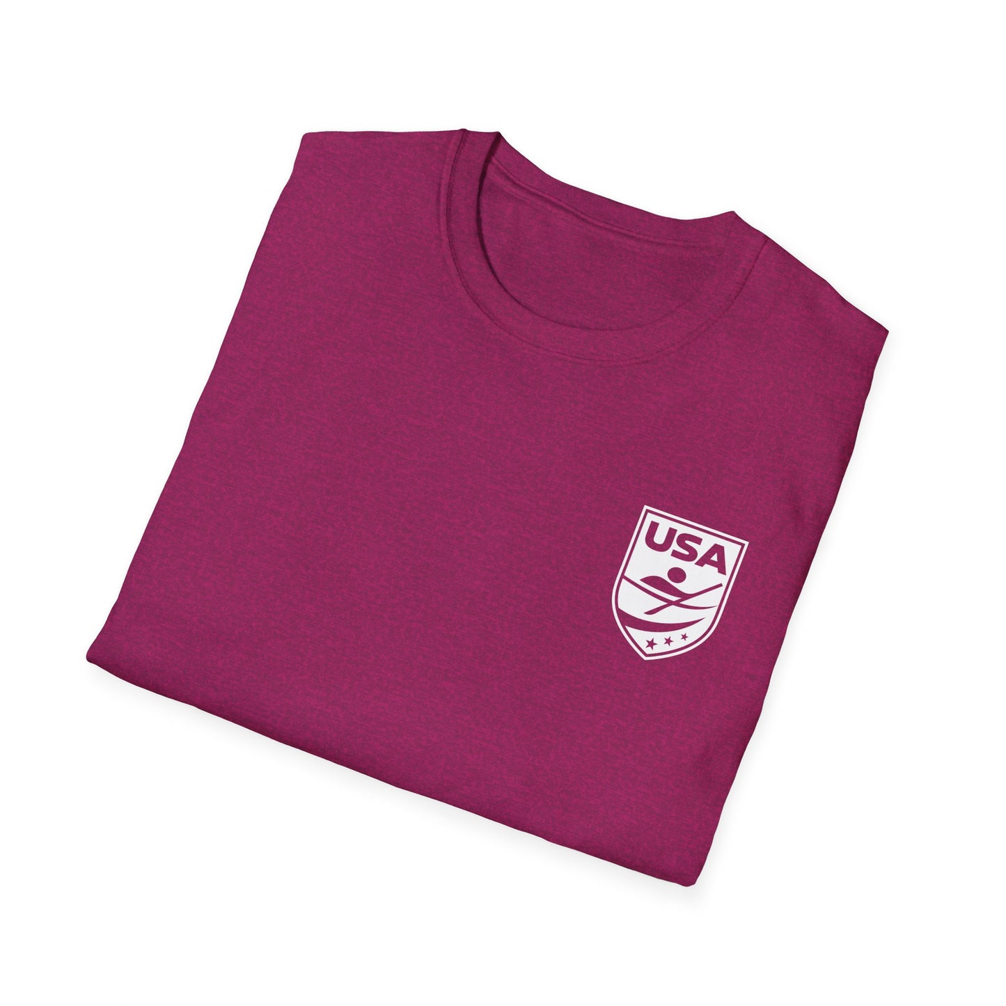 USA Canoe / Kayak Unisex Softstyle T-Shirt - White Logo