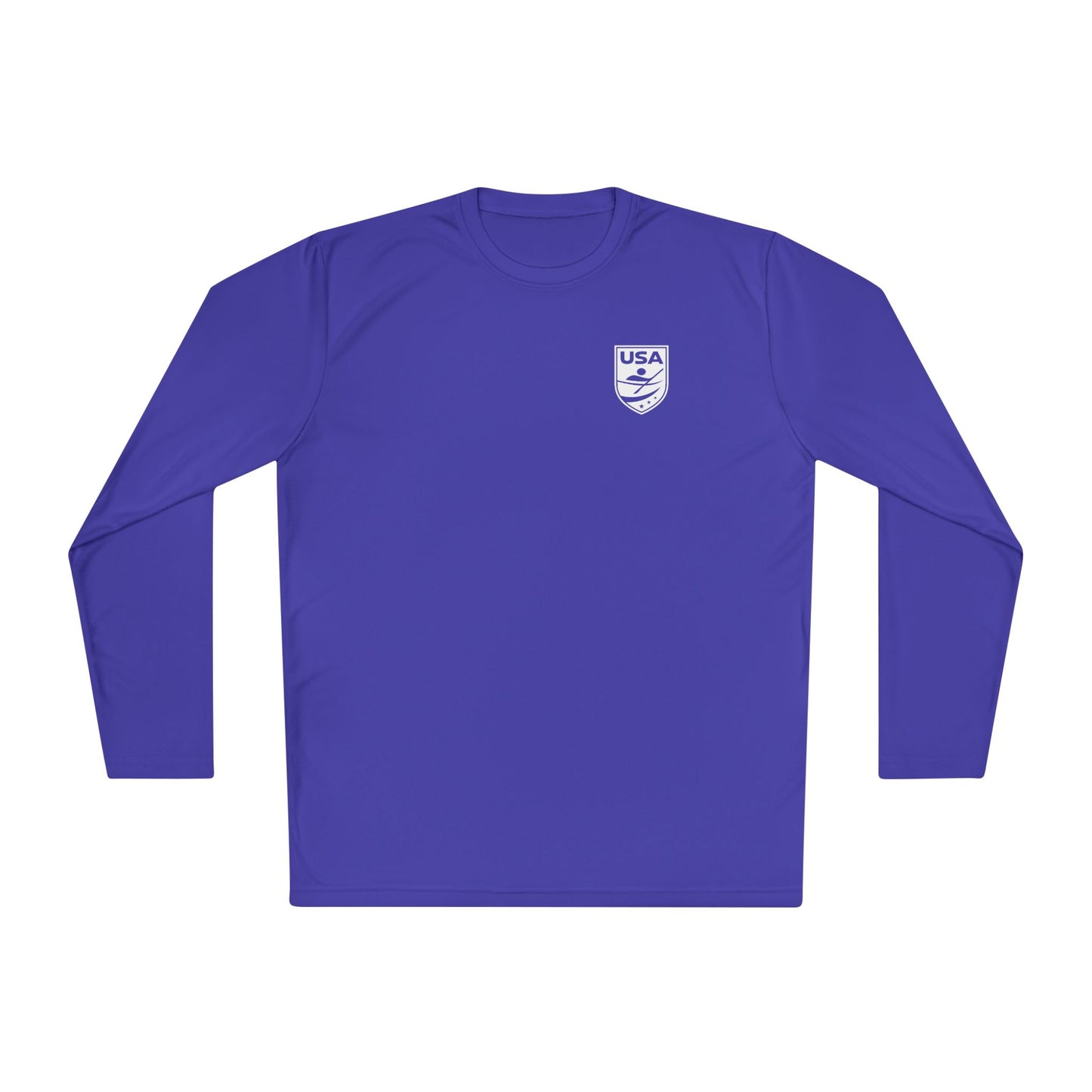 USA Canoe / Kayak Unisex Lightweight Long Sleeve Tee (Polyester)