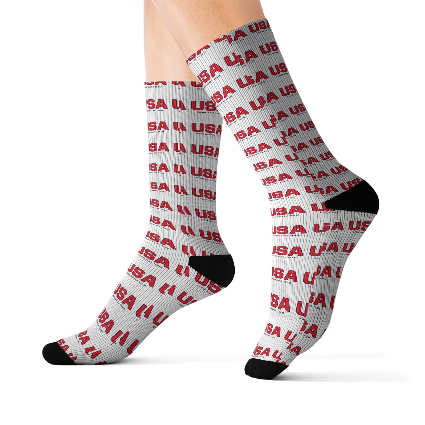 USA Canoe / Kayak Team Logo Socks