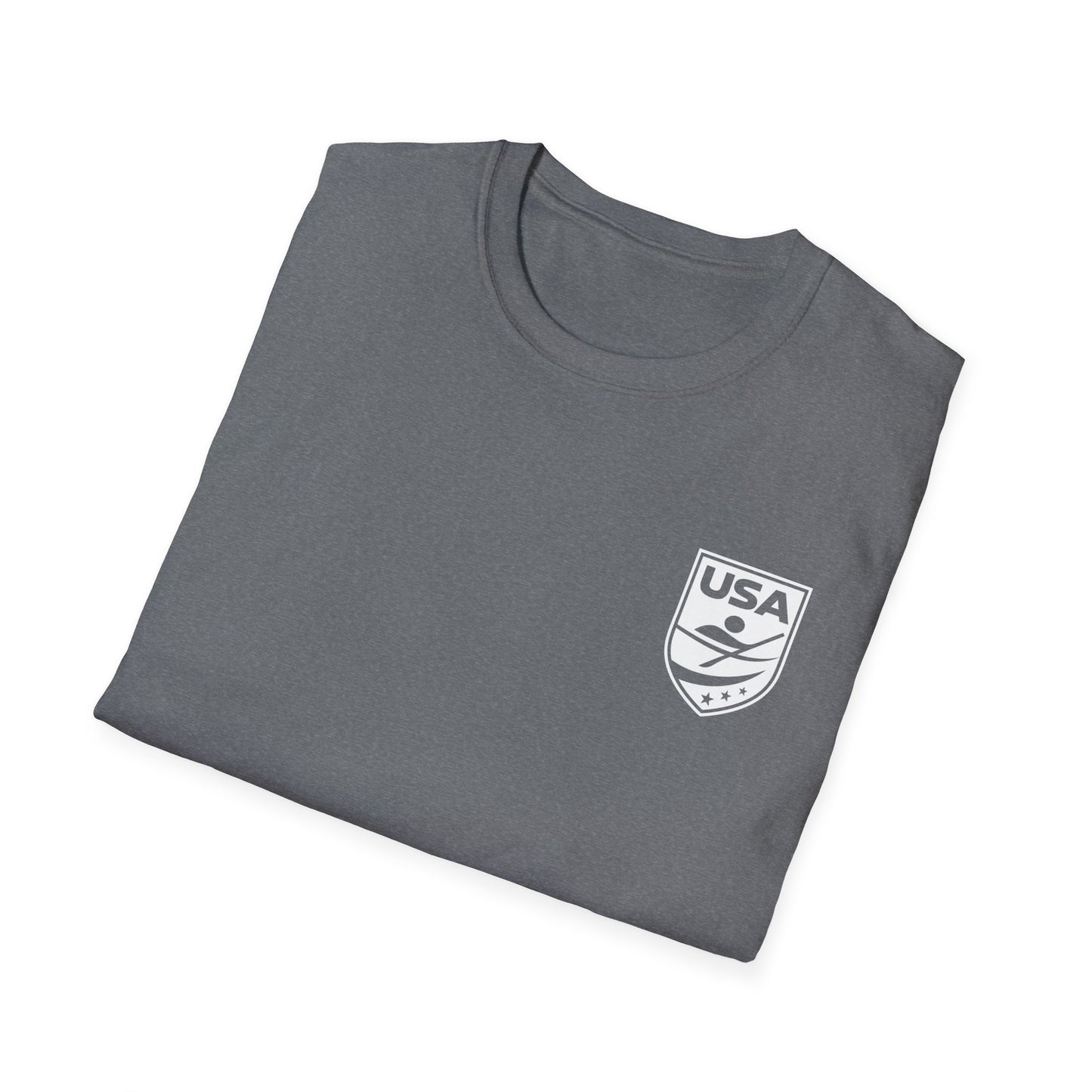USA Canoe / Kayak Unisex Softstyle T-Shirt - White Logo