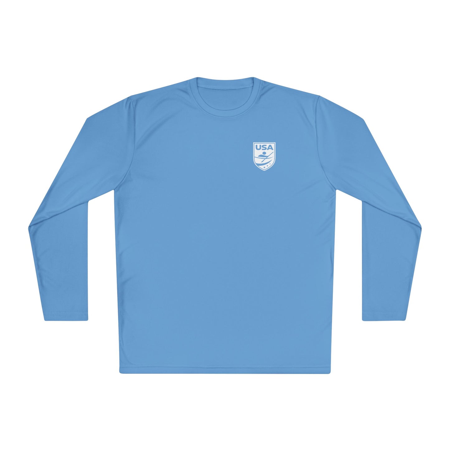 USA Canoe / Kayak Unisex Lightweight Long Sleeve Tee (Polyester)