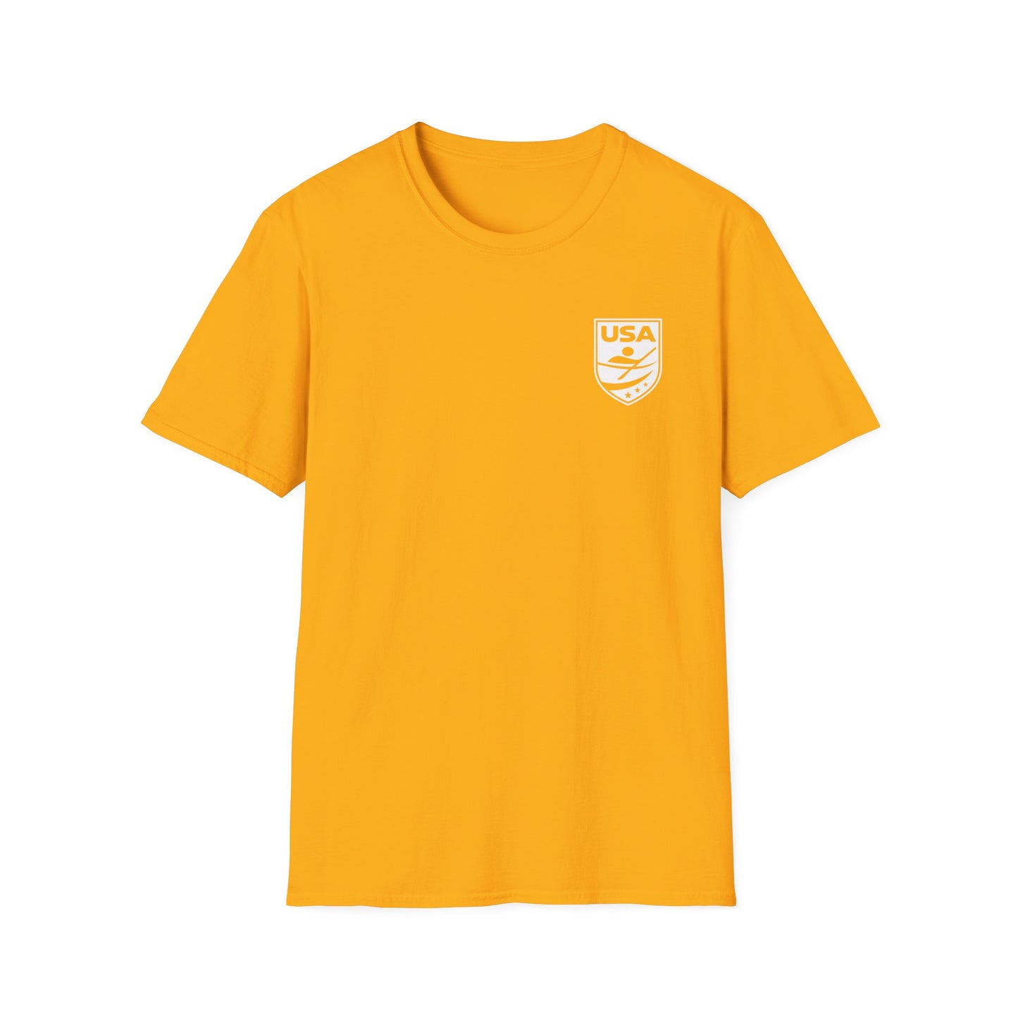 USA Canoe / Kayak Unisex Softstyle T-Shirt - White Logo