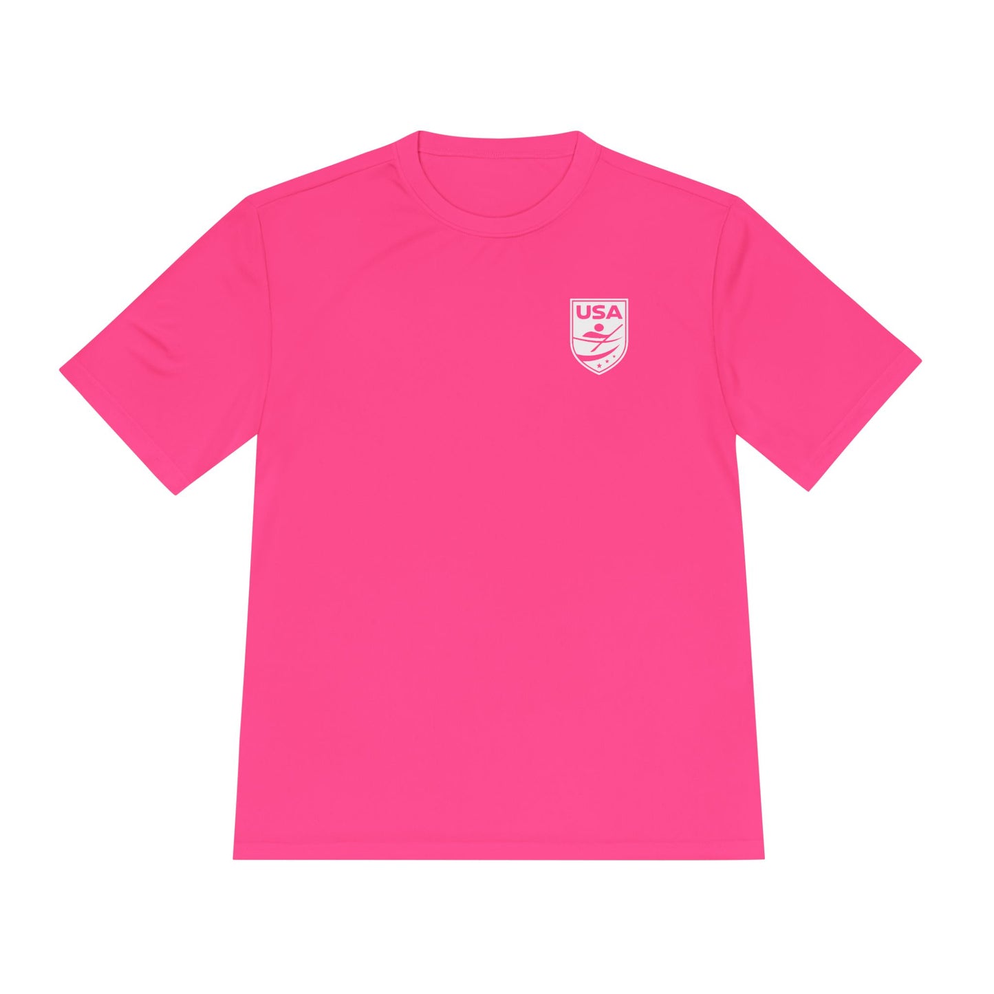 USA Canoe / Kayak Unisex Moisture Wicking Tee (Polyester)