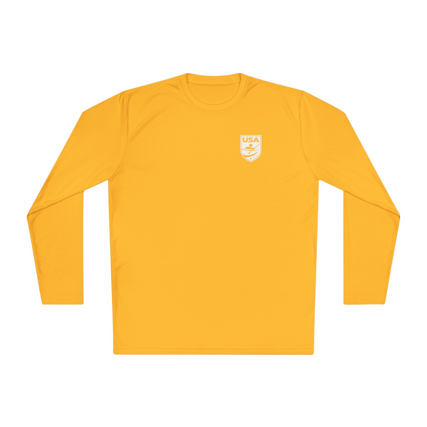 USA Canoe / Kayak Unisex Lightweight Long Sleeve Tee (Polyester)