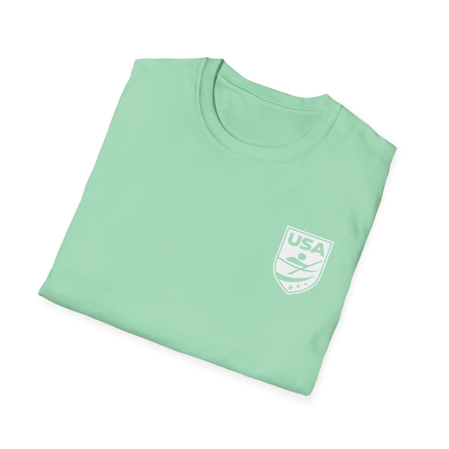 USA Canoe / Kayak Unisex Softstyle T-Shirt - White Logo