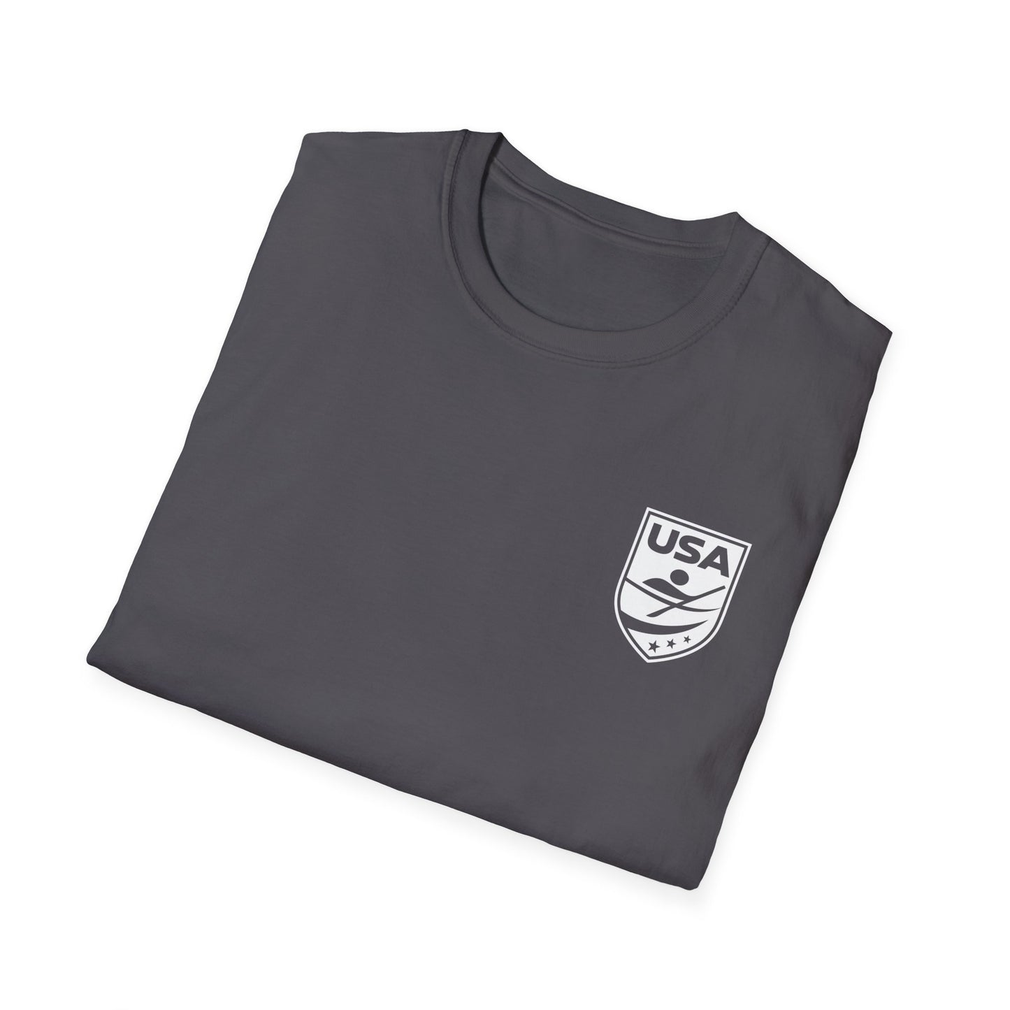 USA Canoe / Kayak Unisex Softstyle T-Shirt - White Logo