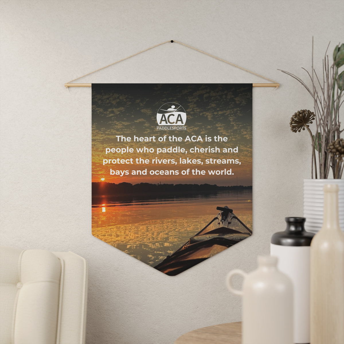 ACA Logo Pennant - Sunset