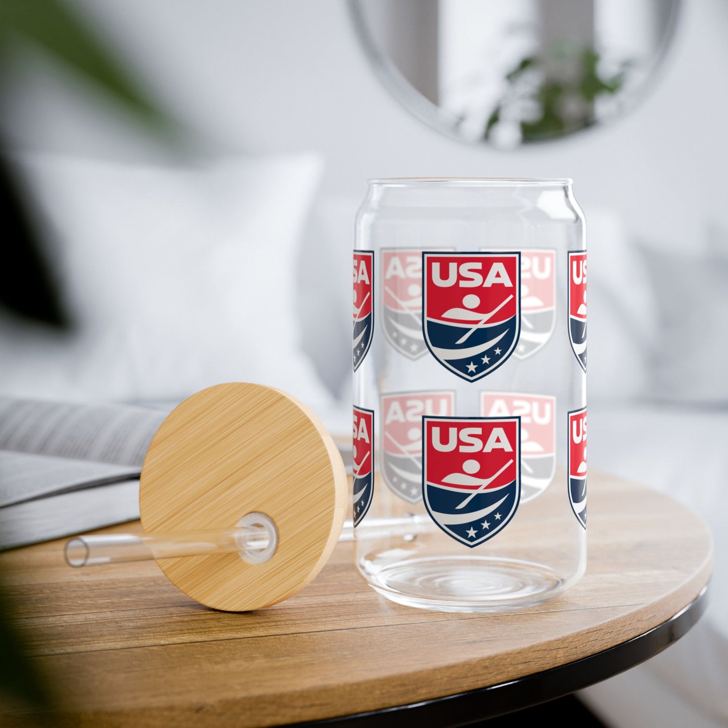 USA Canoe / Kayak Sipper Glass, 16oz
