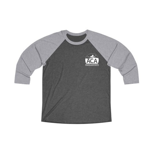ACA Unisex Tri-Blend 3\4 Tee - Kayak