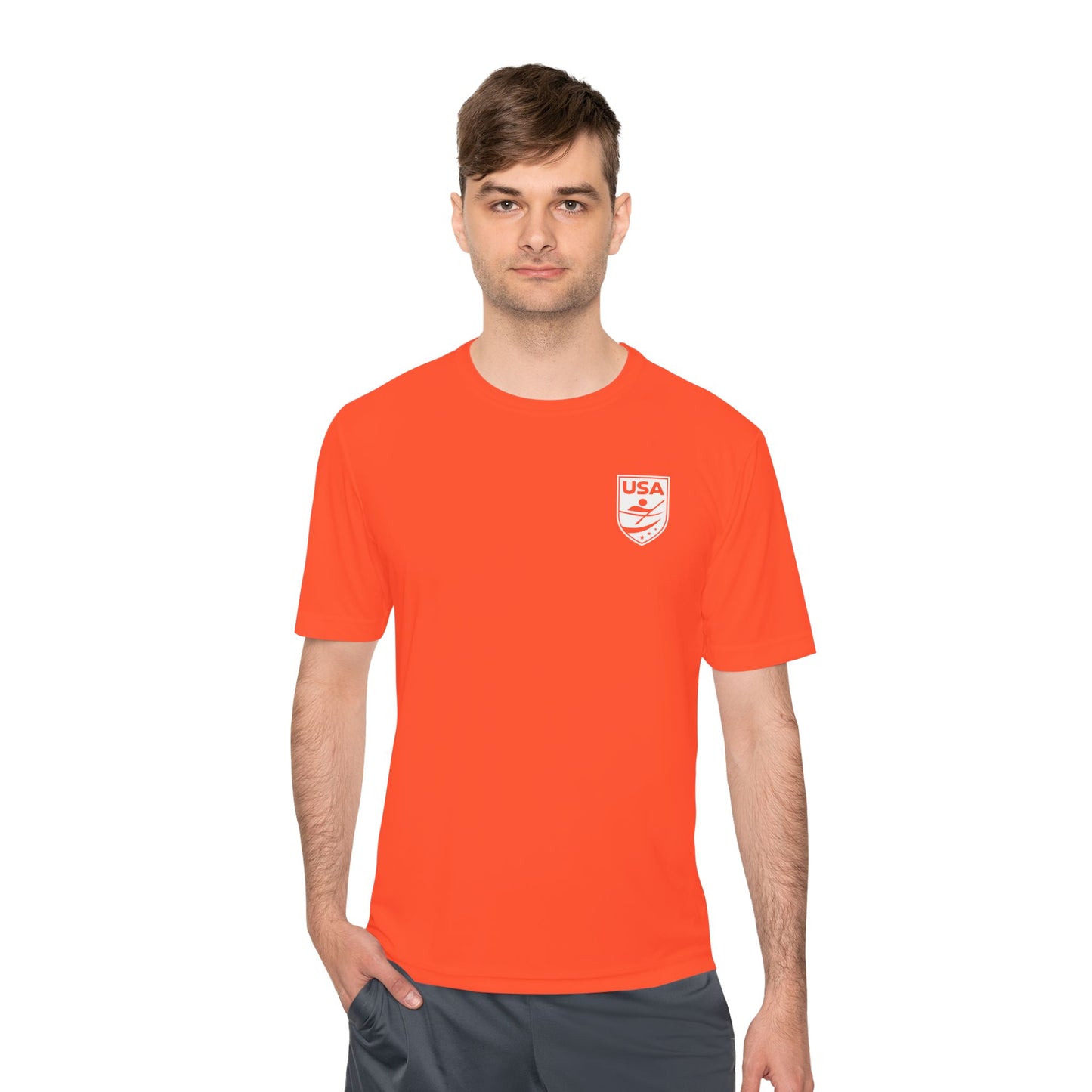 USA Canoe / Kayak Unisex Moisture Wicking Tee (Polyester)