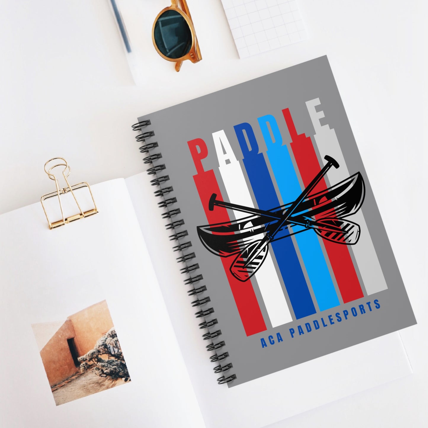 ACA Lined Spiral Notebook - Canoe