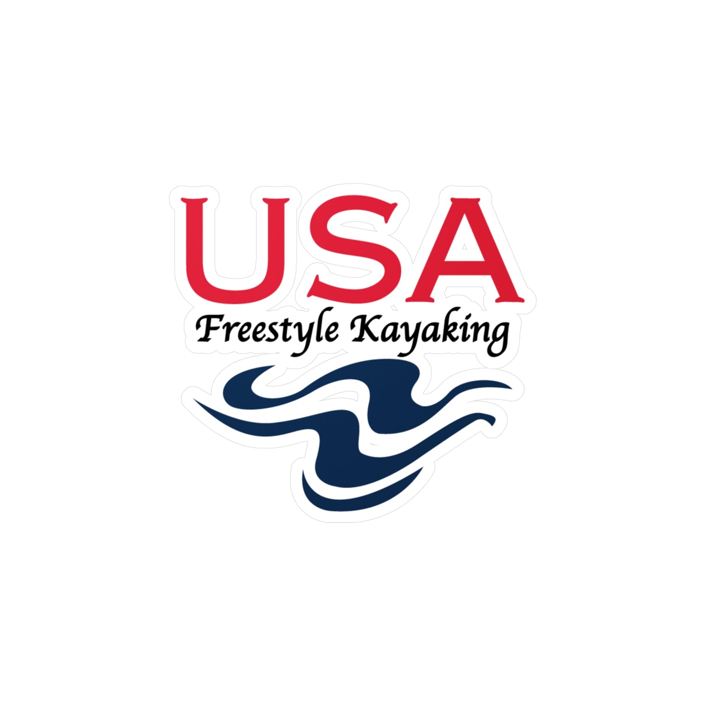 USA Freestyle Logo Vinyl Decal