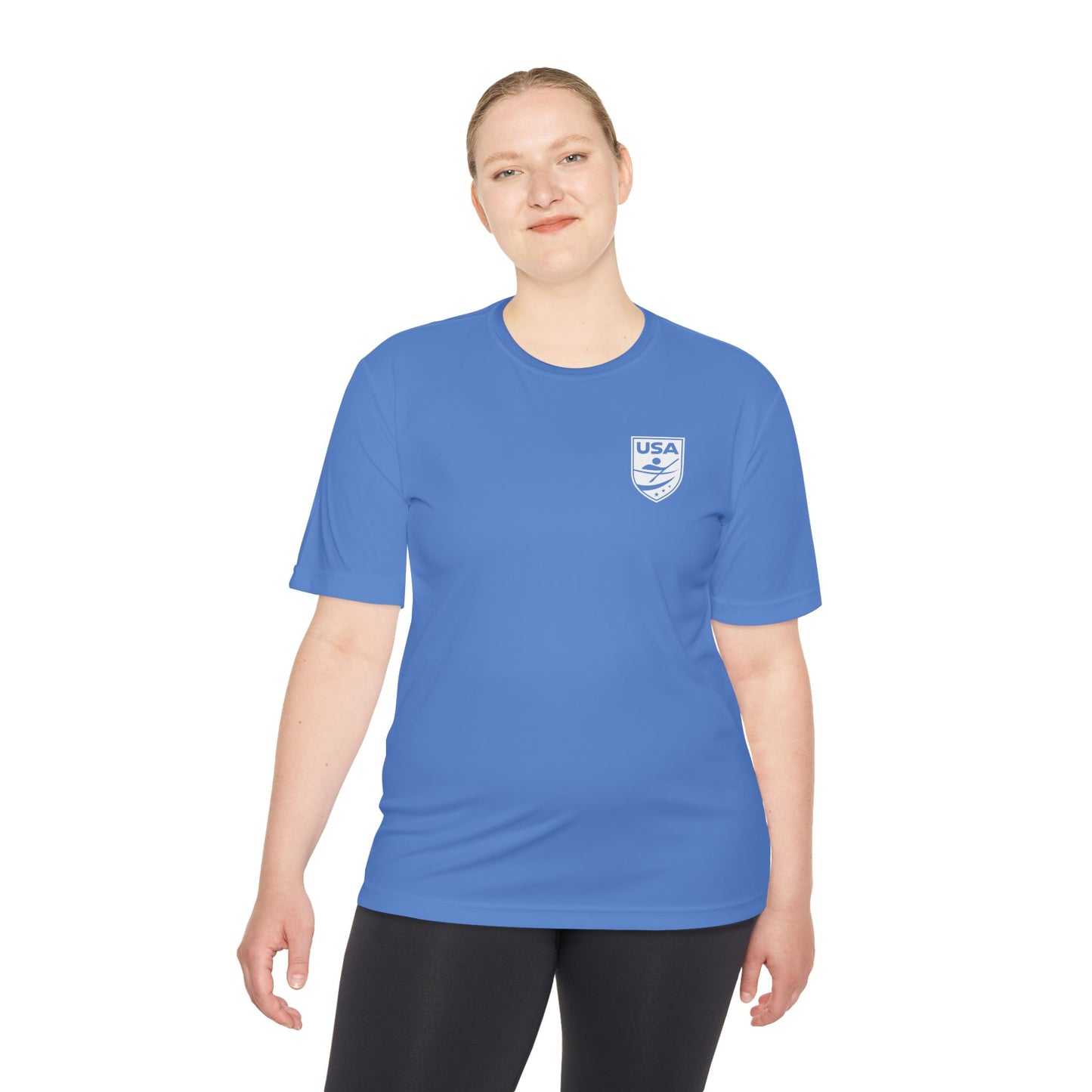 USA Canoe / Kayak Unisex Moisture Wicking Tee (Polyester)