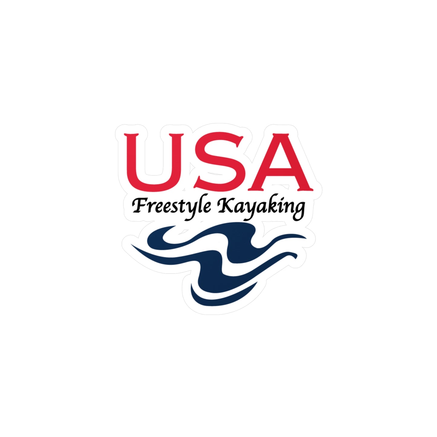 USA Freestyle Logo Vinyl Decal