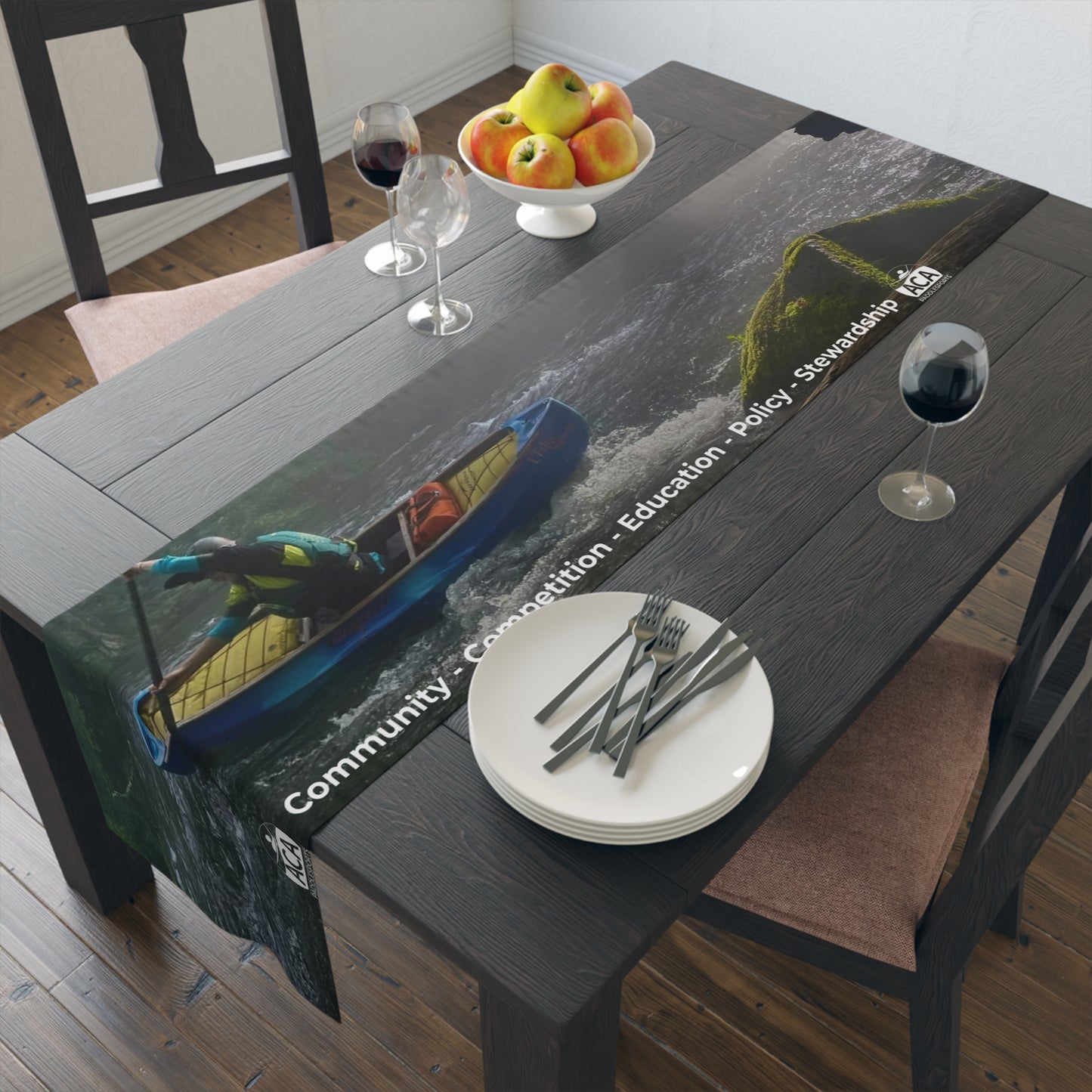 ACA Table Runner - Whitewater Canoeing