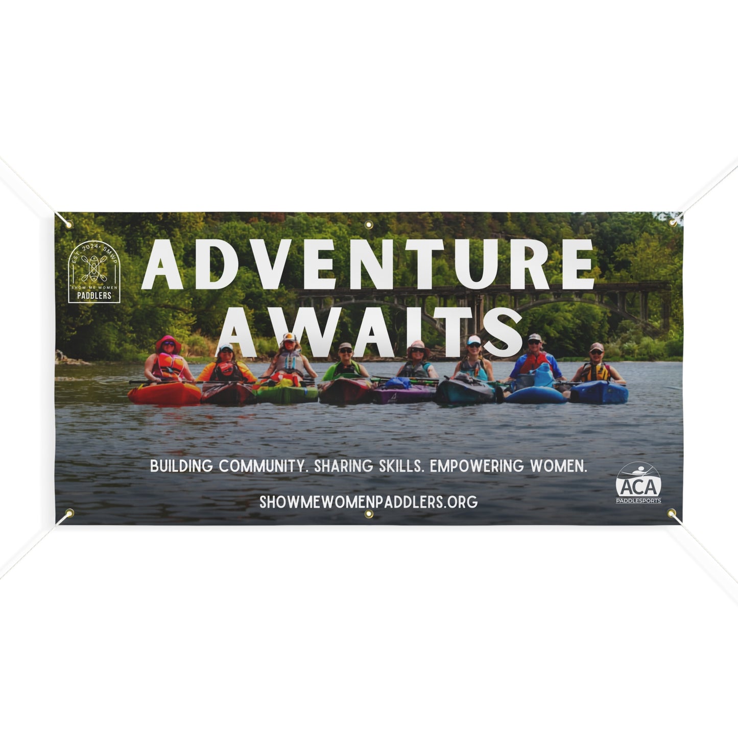 She Me Women Paddlers - Matte Banner 1