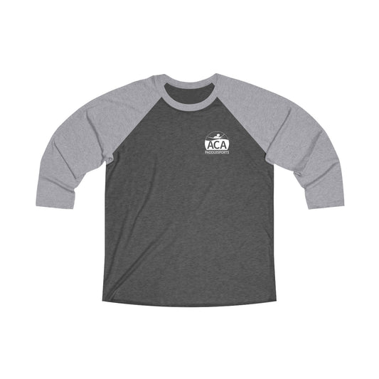 ACA Unisex Tri-Blend 3\4 Tee - Kayak