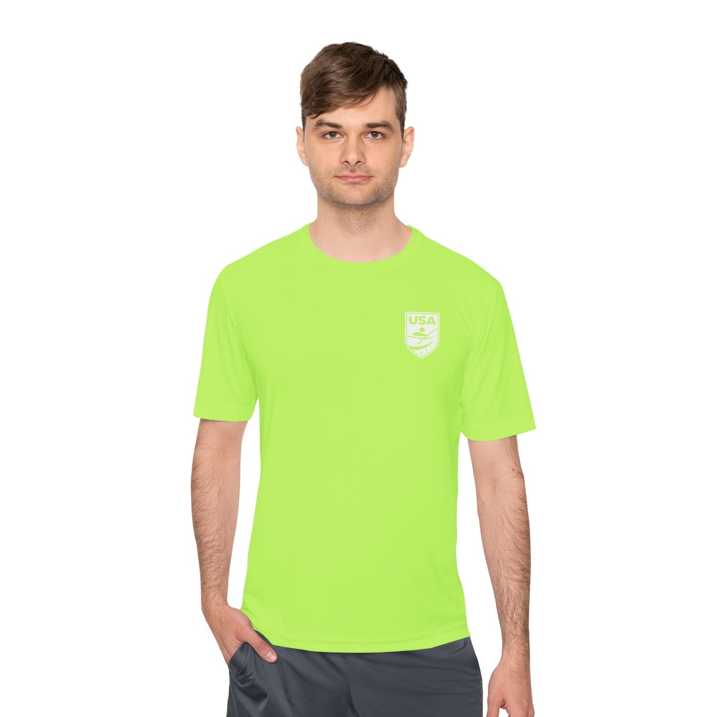 USA Canoe / Kayak Unisex Moisture Wicking Tee (Polyester)
