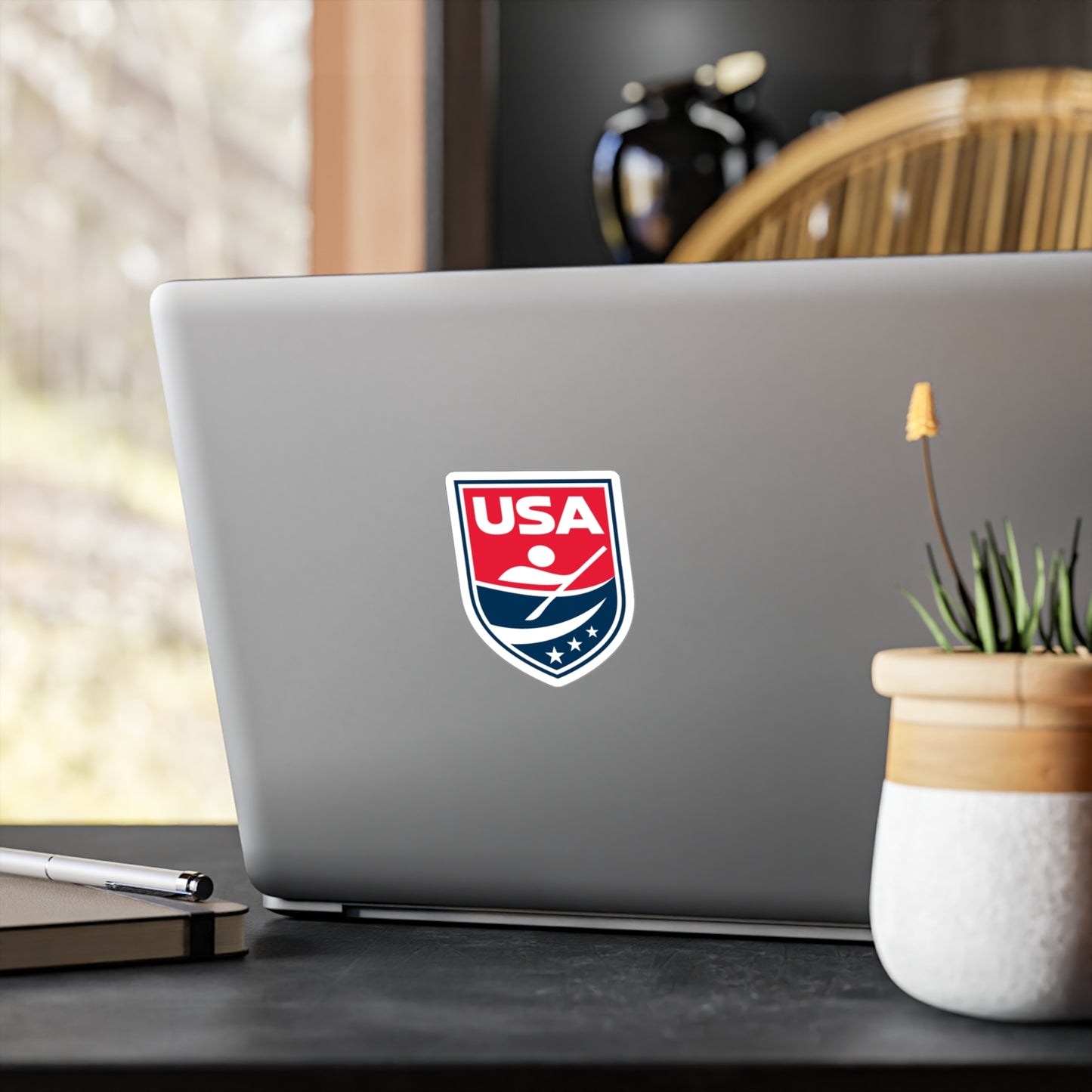 USA Canoe / Kayak Logo Vinyl Decal