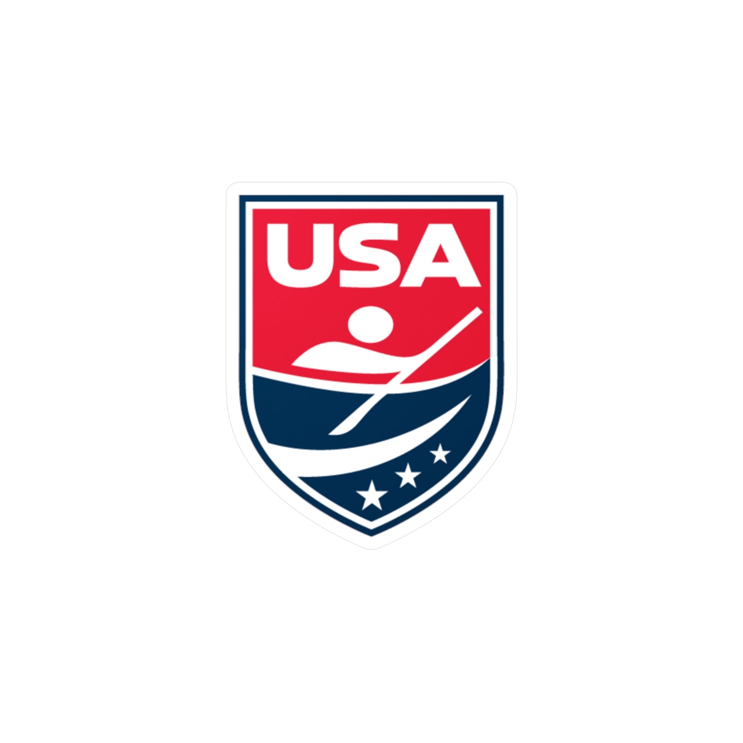 USA Canoe / Kayak Logo Vinyl Decal